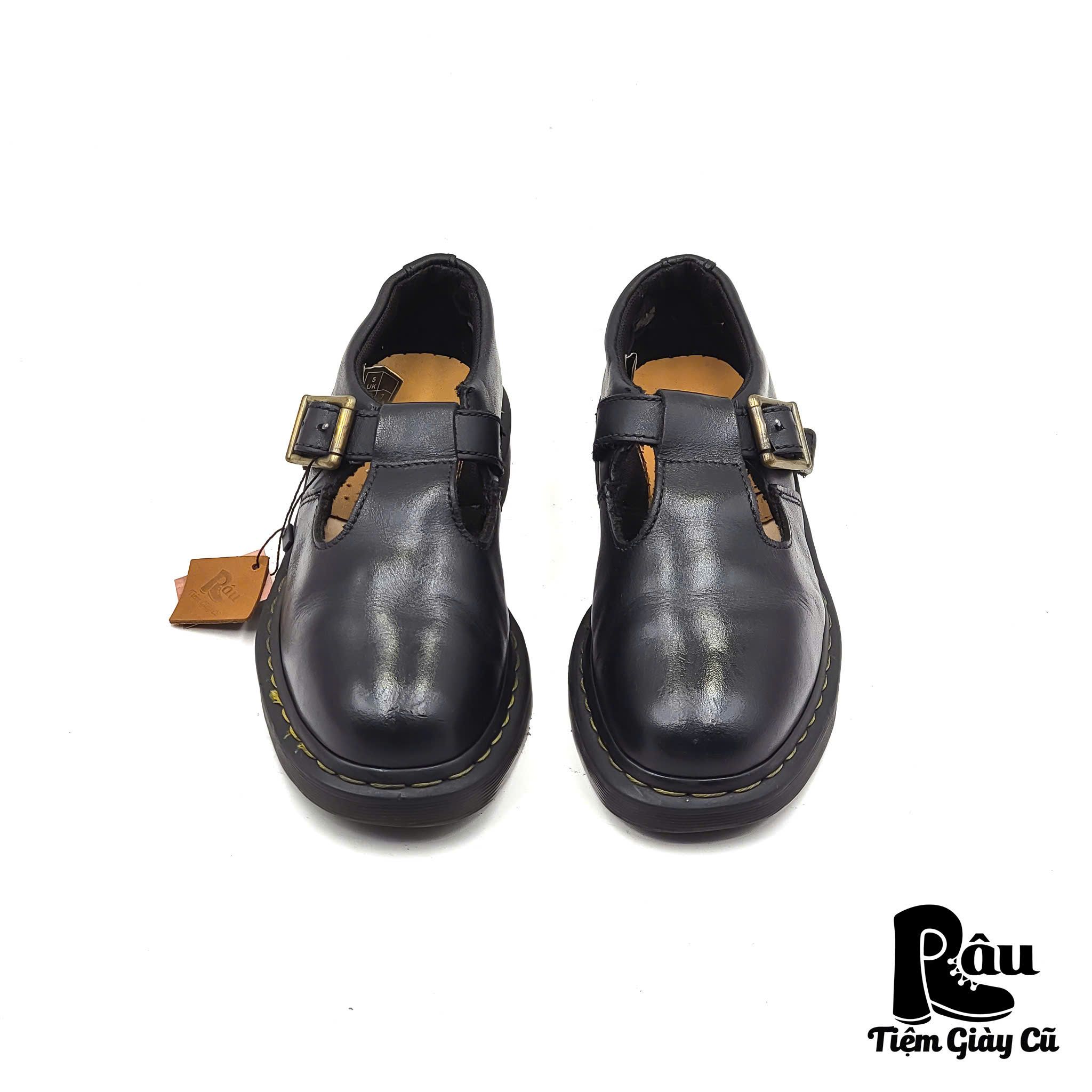 |SIZE 37| DR.MARTENS POLLEY SR LA004 MARY JANE T STRAP SHOES Z37-6887