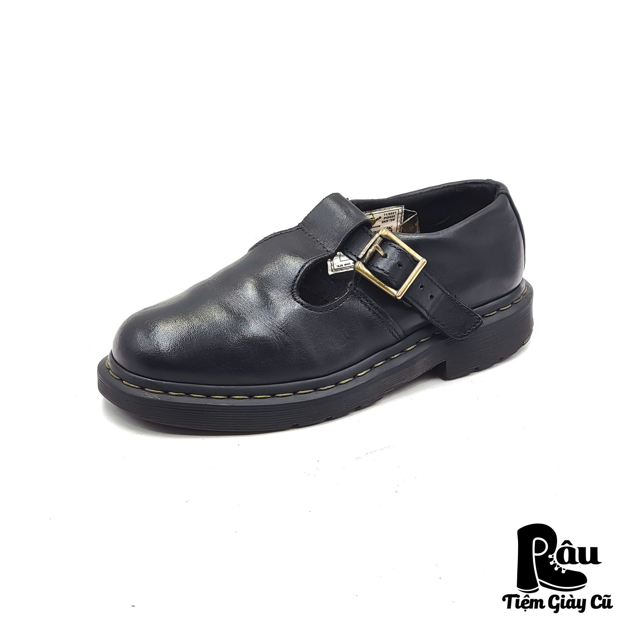|SIZE 37| DR.MARTENS POLLEY SR LA004 MARY JANE T STRAP SHOES Z37-6887