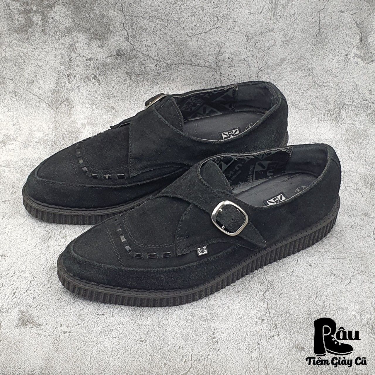 |SIZE 41| T.U.K POINTED STRAP CREEPER BOOT SE41-3856
