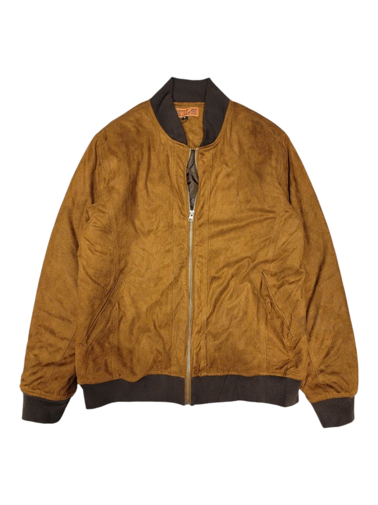 |SIZE L| BATTLE FINE BOMBER JACKET AOL-5749