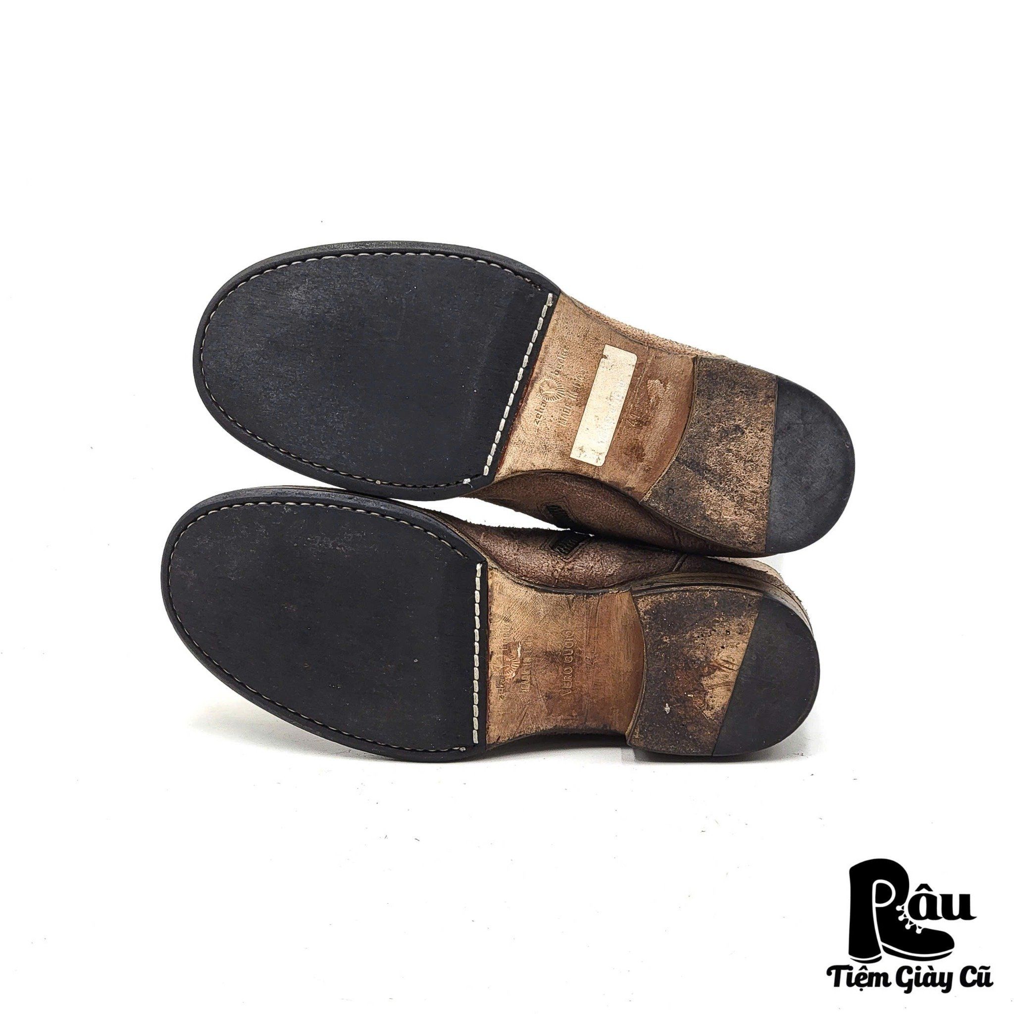|SIZE 39| ZEHA BERLIN DISTRESSED ZIP BOOT Z39-6018