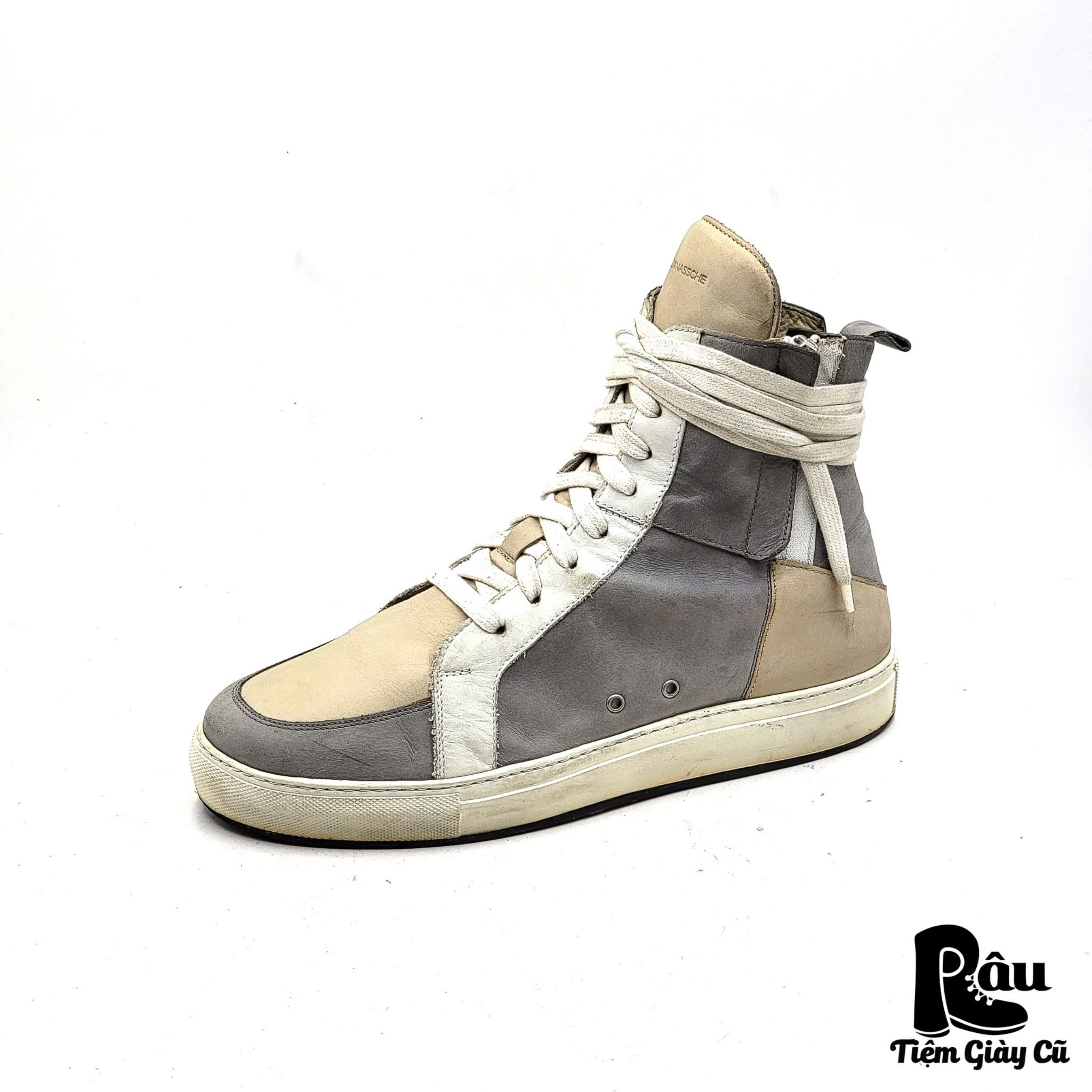 |SIZE 42| KRIS VAN ASSCHE HIGH TOP DOUBLE ZIP SNEAKER Z42-5988