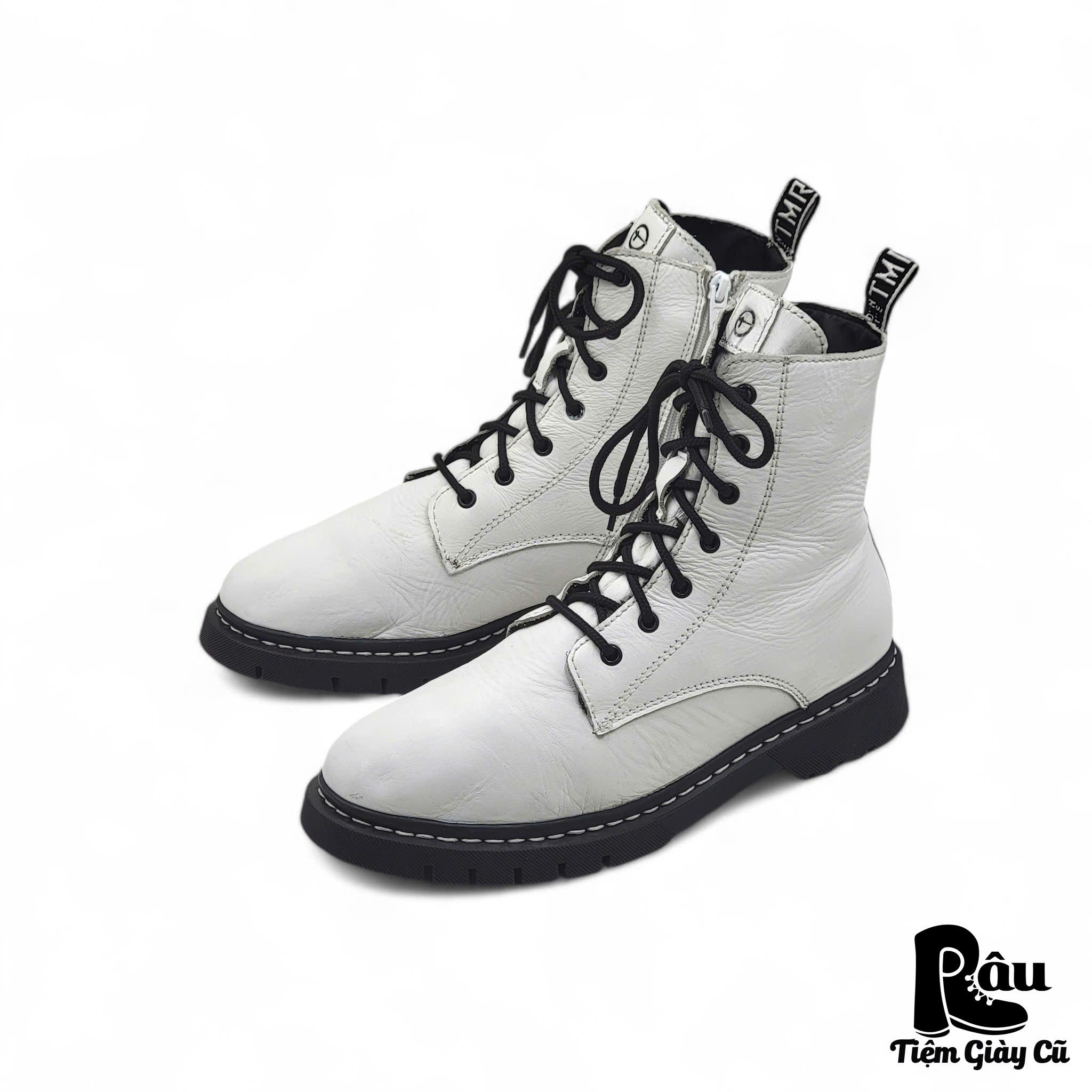 |SIZE 39| TAMARIS LACE UP BOOT W ZIP AM39-6185