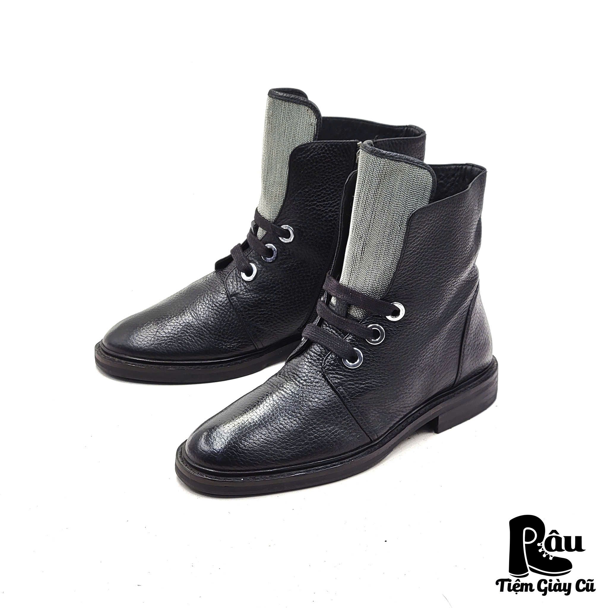 |SIZE 37| STEFFEN SCHRAUT LACE UP BOOT W ZIP Z37-4734