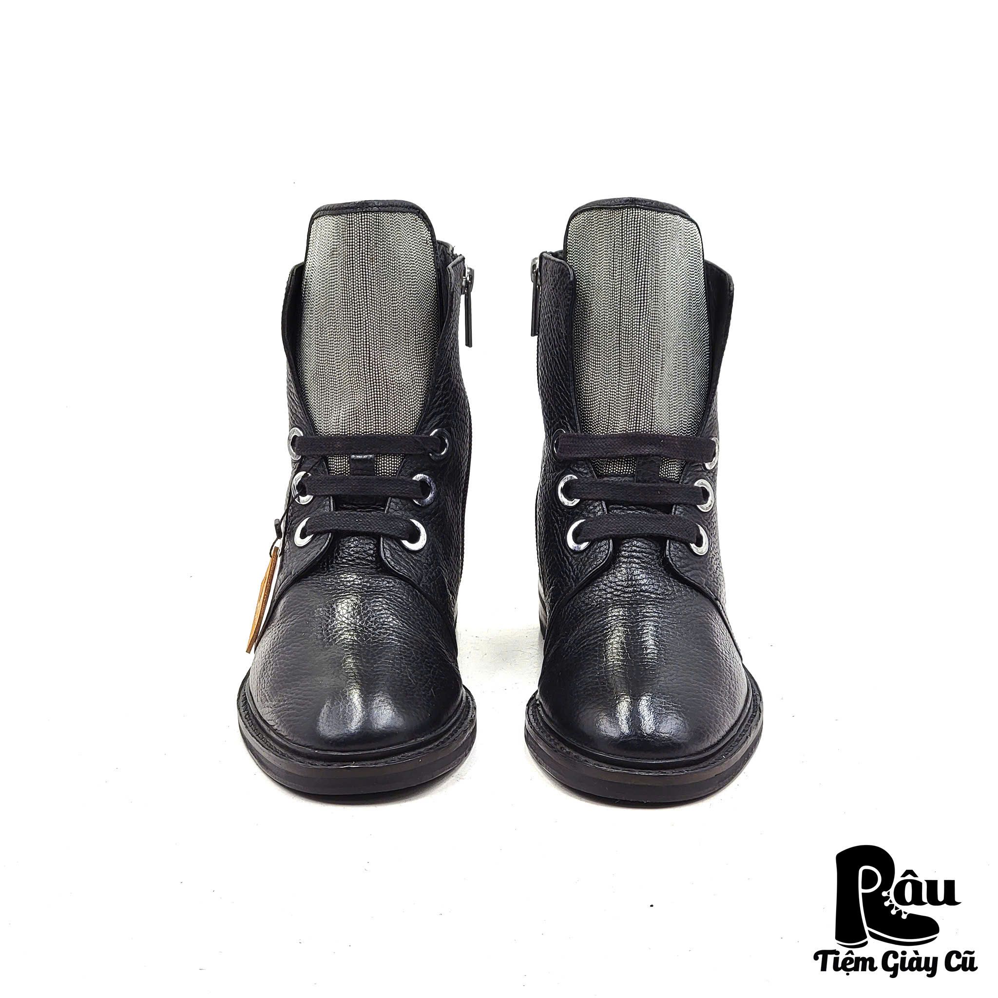 |SIZE 37| STEFFEN SCHRAUT LACE UP BOOT W ZIP Z37-4734