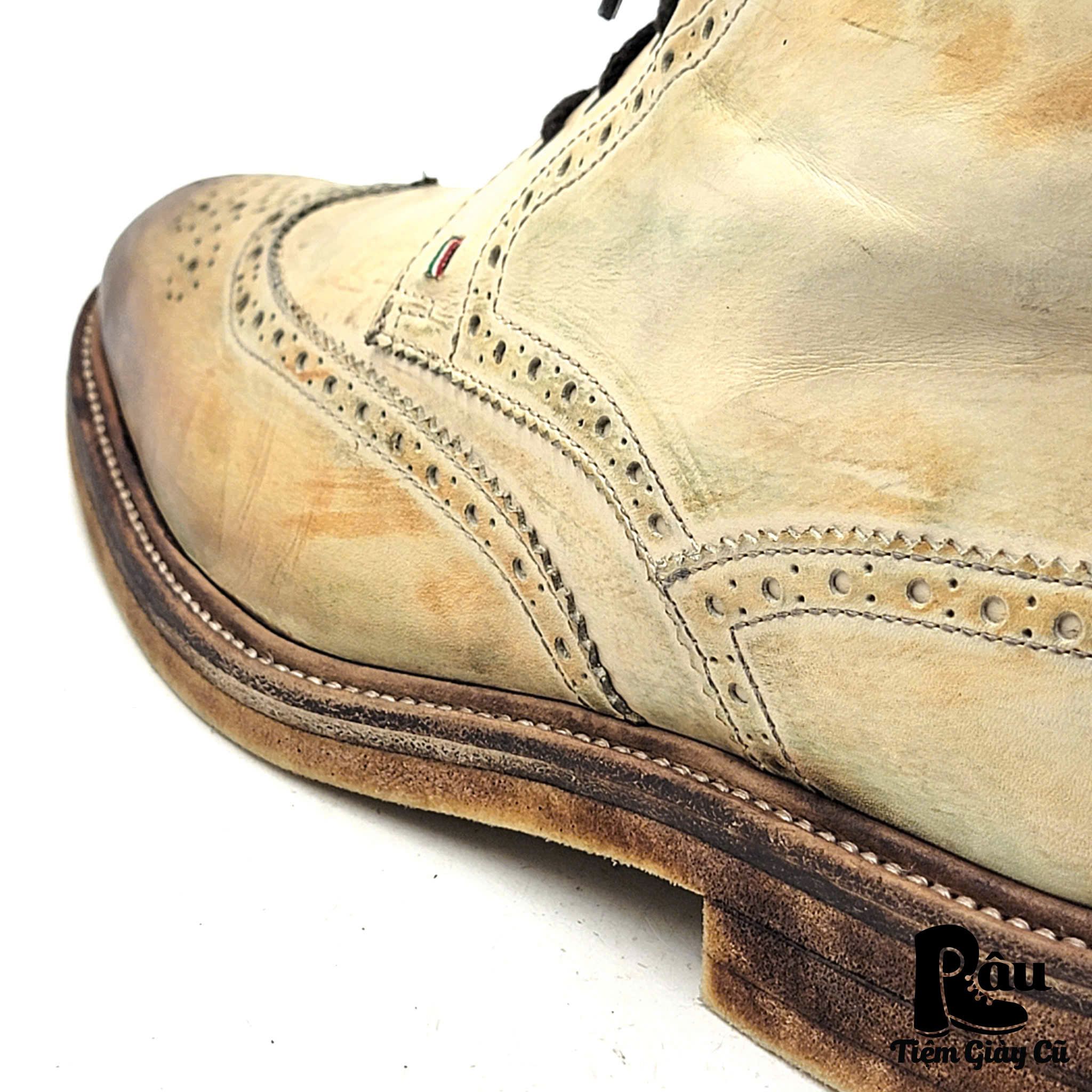 |SIZE 43| GIORGIO 1958 HANDMADE WINGTIP LACE UP BOOT Z43-6225