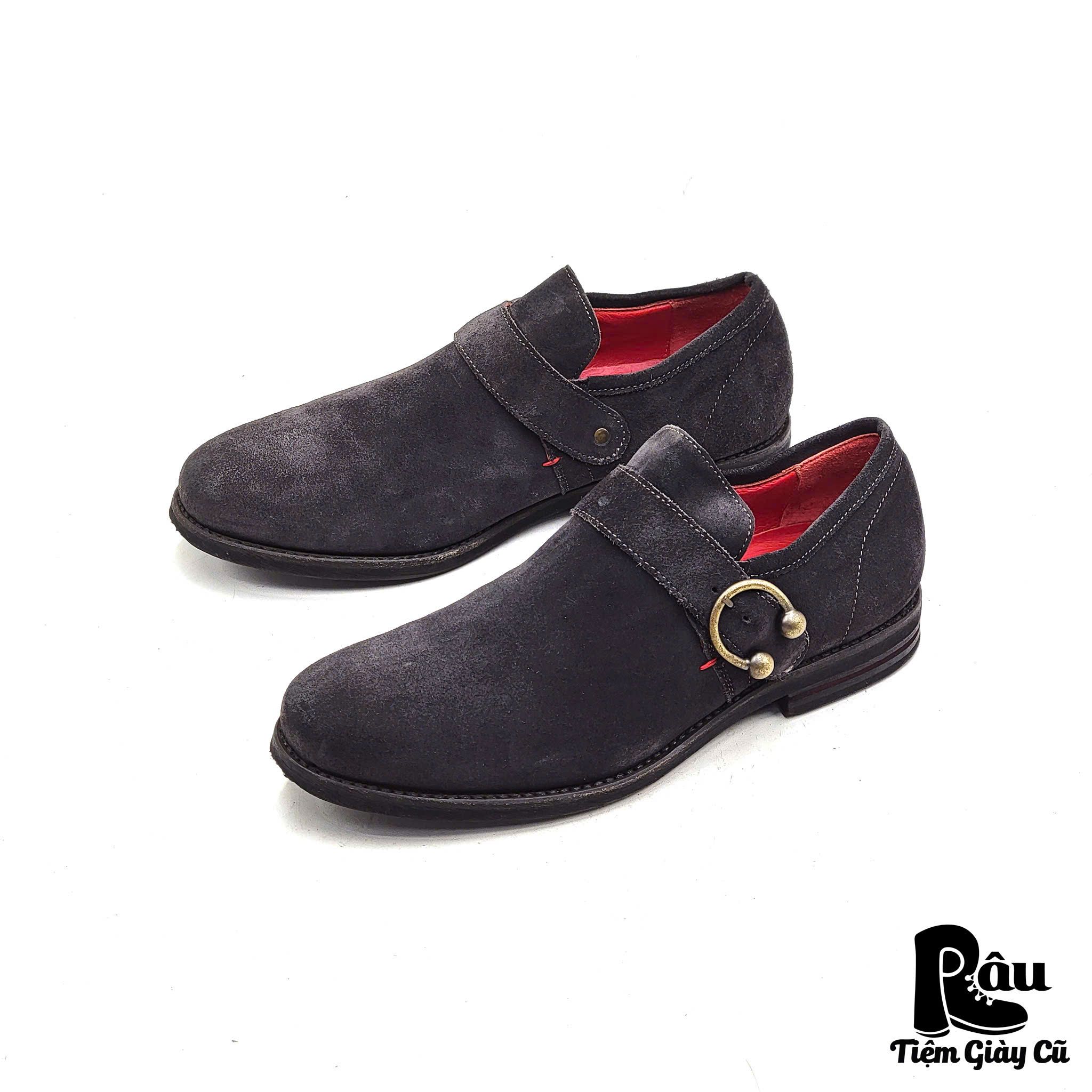 |SIZE 39| PASSION BLANCHE HANDMADE SINGLE STRAP SHOES Z39-6234