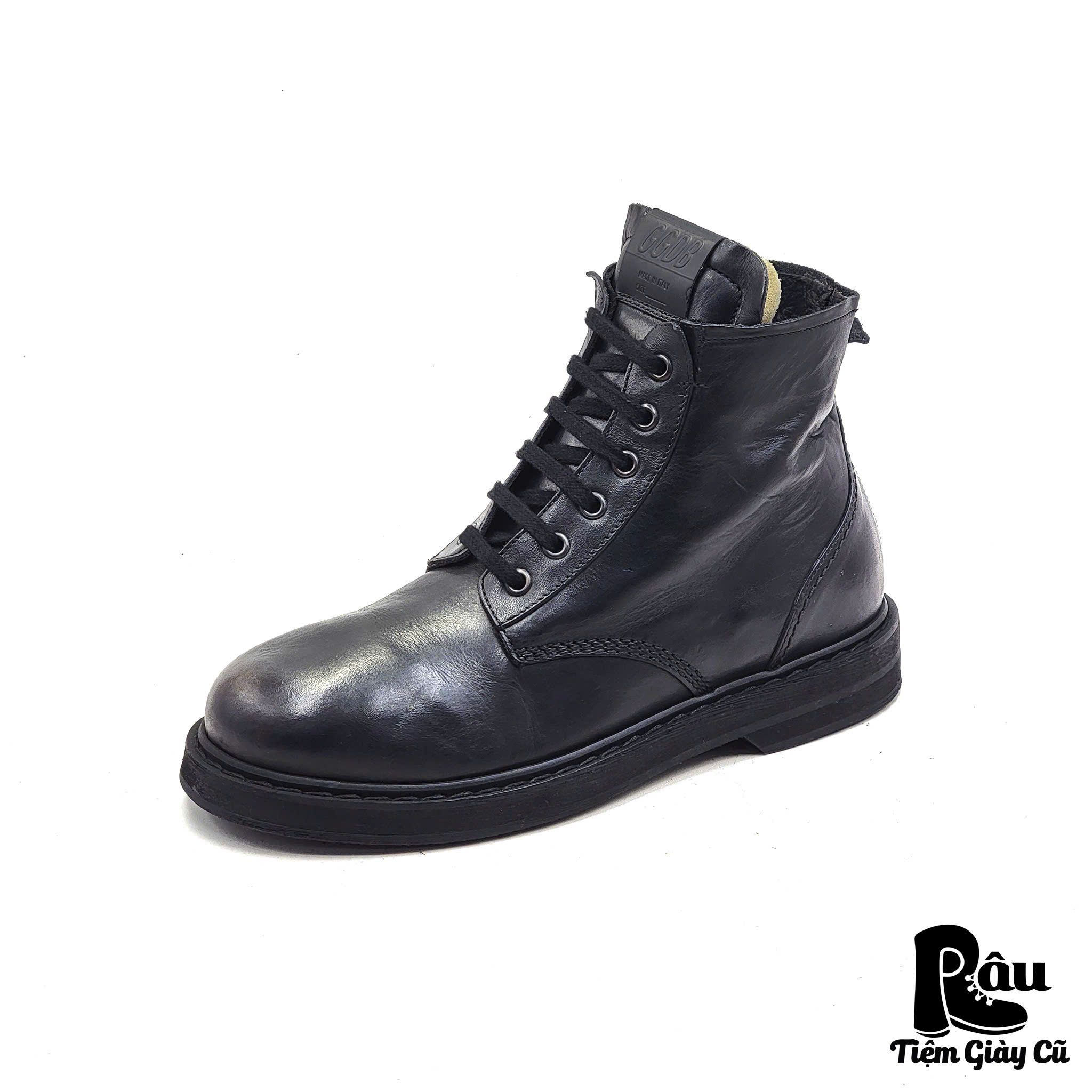 |SIZE 38| GOLDEN GOOSE ELE LEATHER BOOT Z38-6238