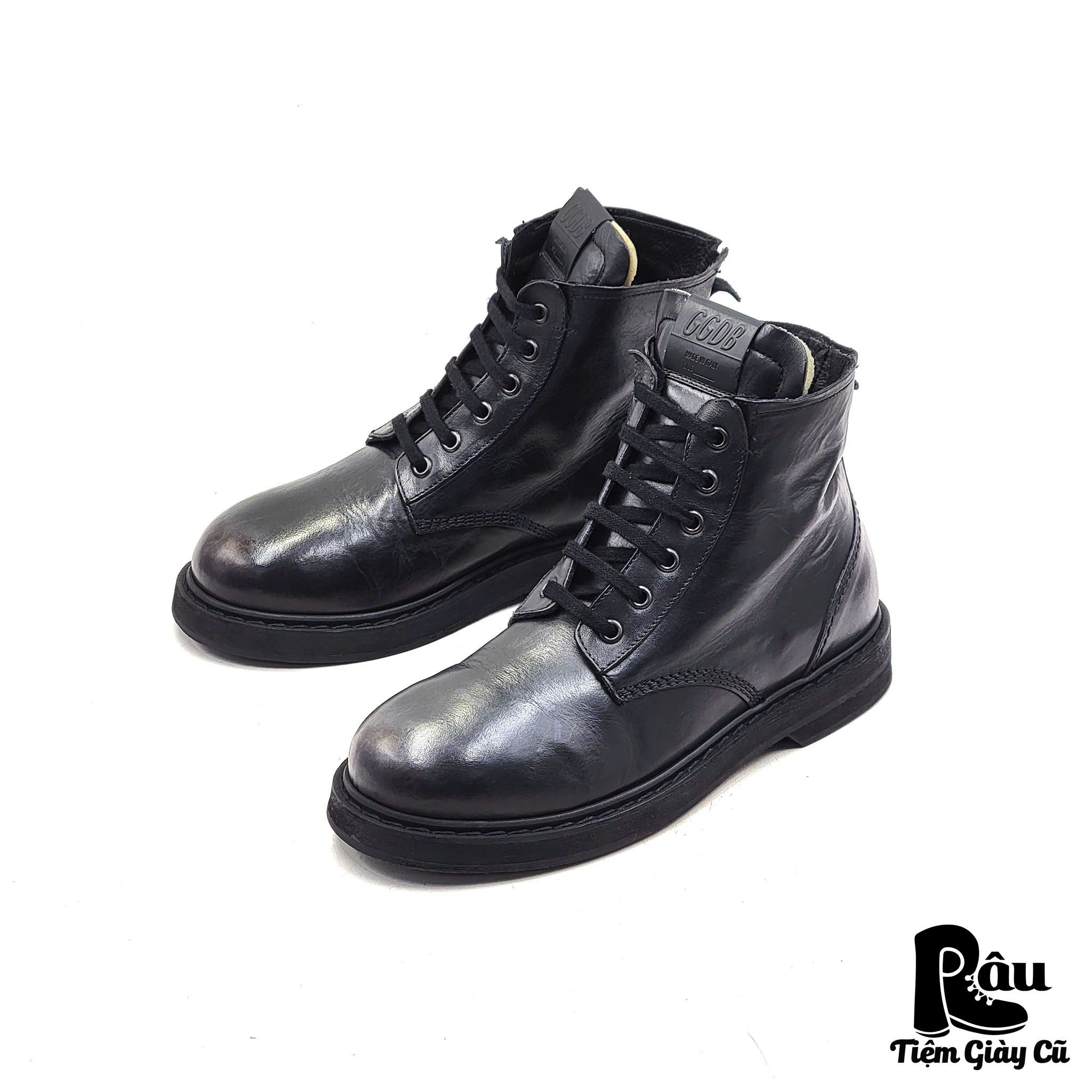 |SIZE 38| GOLDEN GOOSE ELE LEATHER BOOT Z38-6238