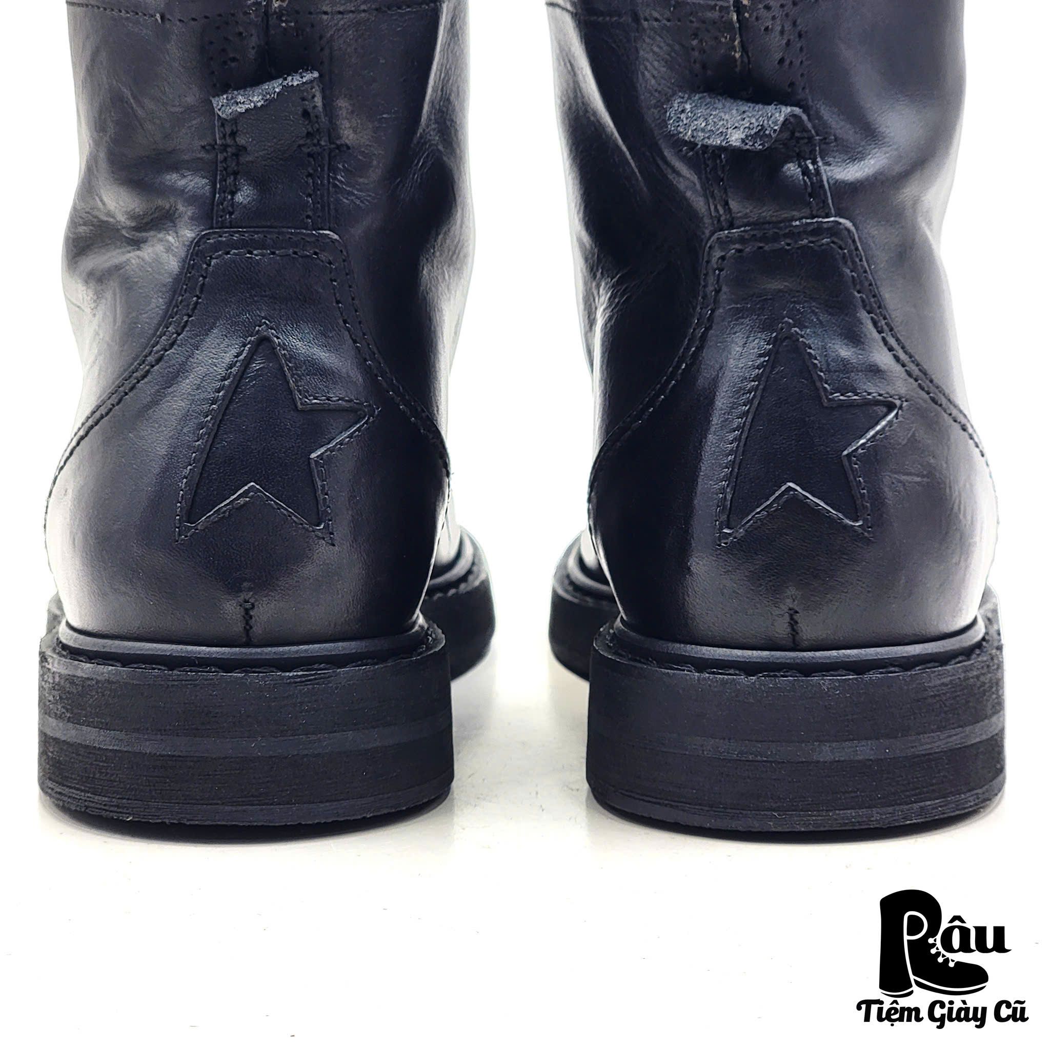 |SIZE 38| GOLDEN GOOSE ELE LEATHER BOOT Z38-6238