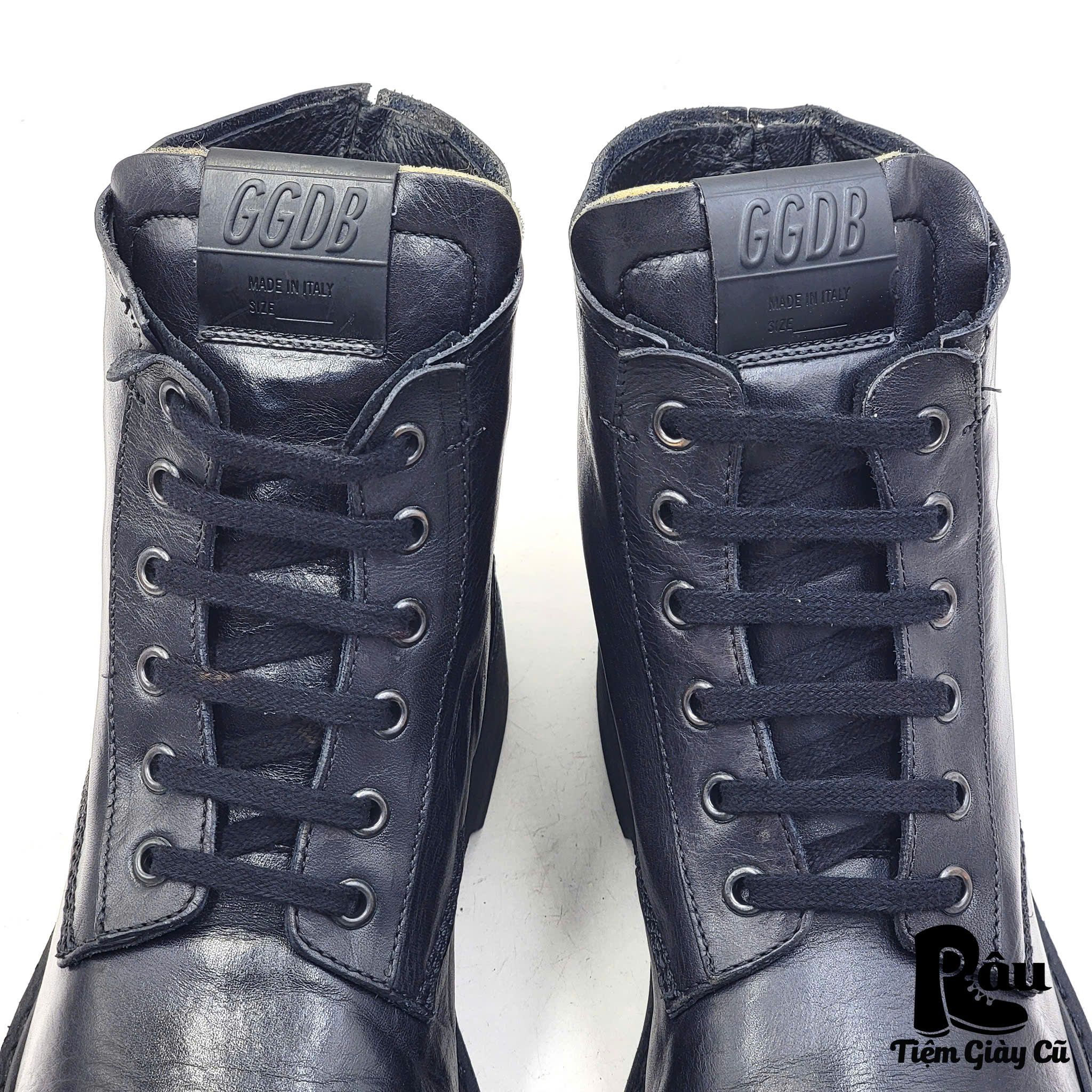|SIZE 38| GOLDEN GOOSE ELE LEATHER BOOT Z38-6238