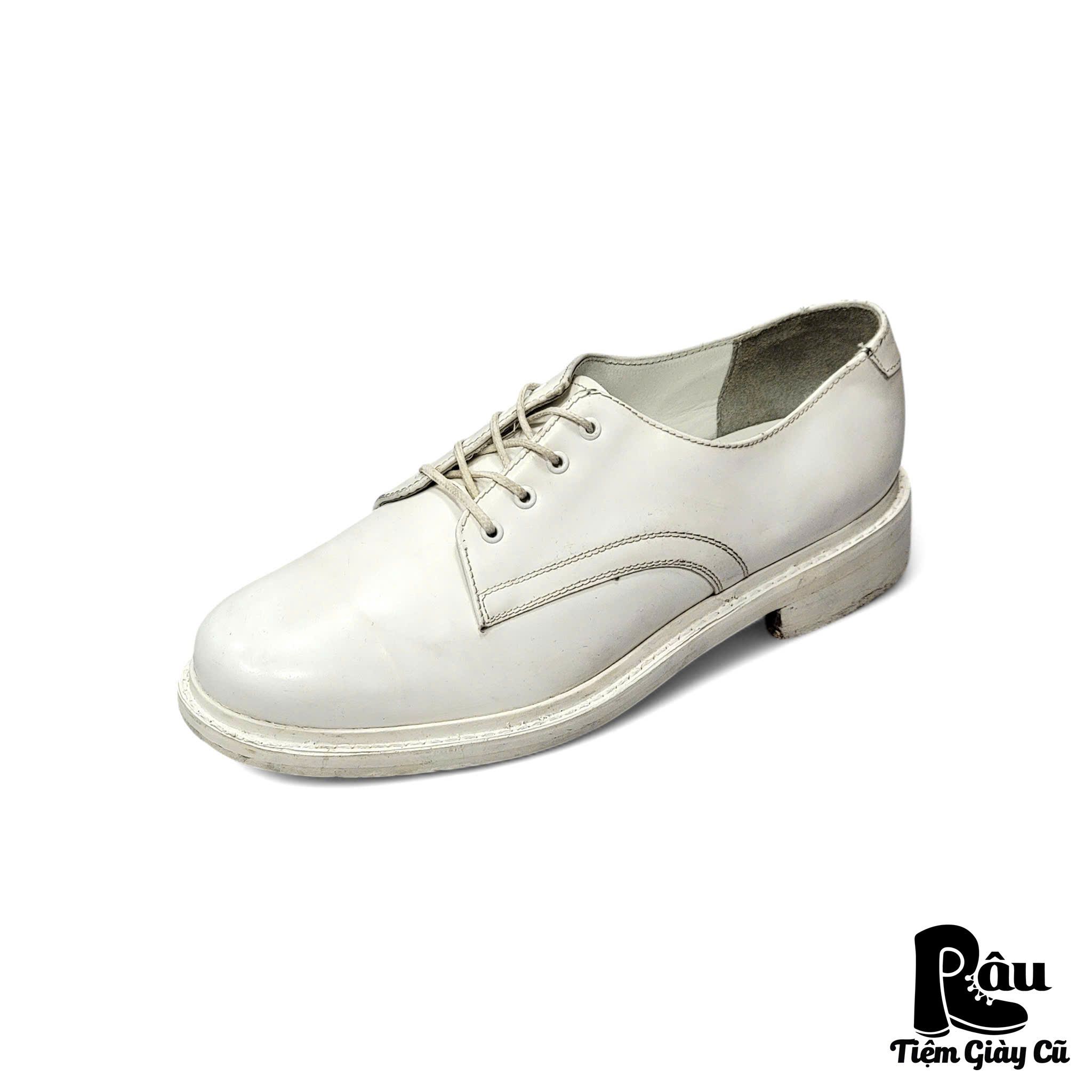 |SIZE 43| BOSTONIANO CANADA MONO WHITE DERBY SHOES Z43-6408