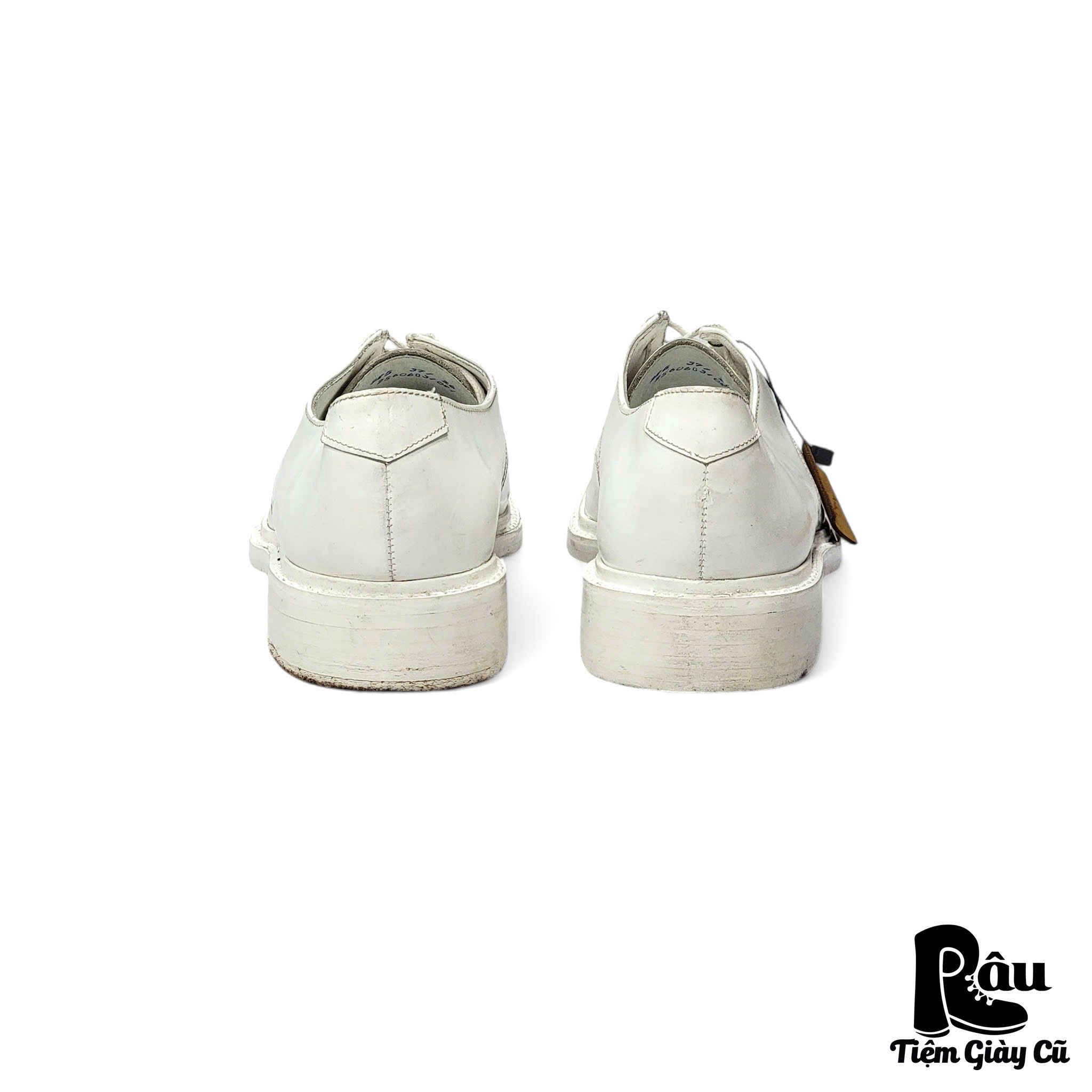|SIZE 43| BOSTONIANO CANADA MONO WHITE DERBY SHOES Z43-6408