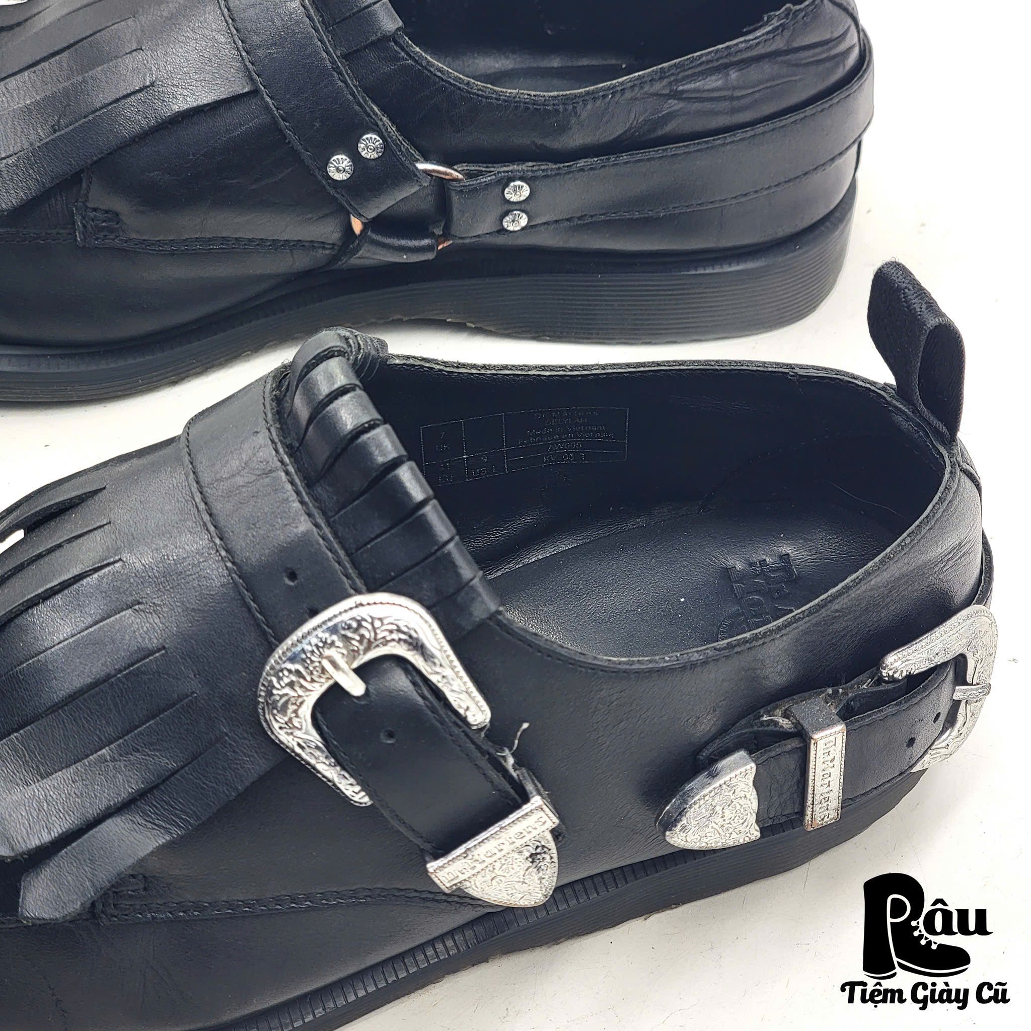 |SIZE 39| DR.MARTENS DELYLAH BUCKLE SHOES Z39-6413