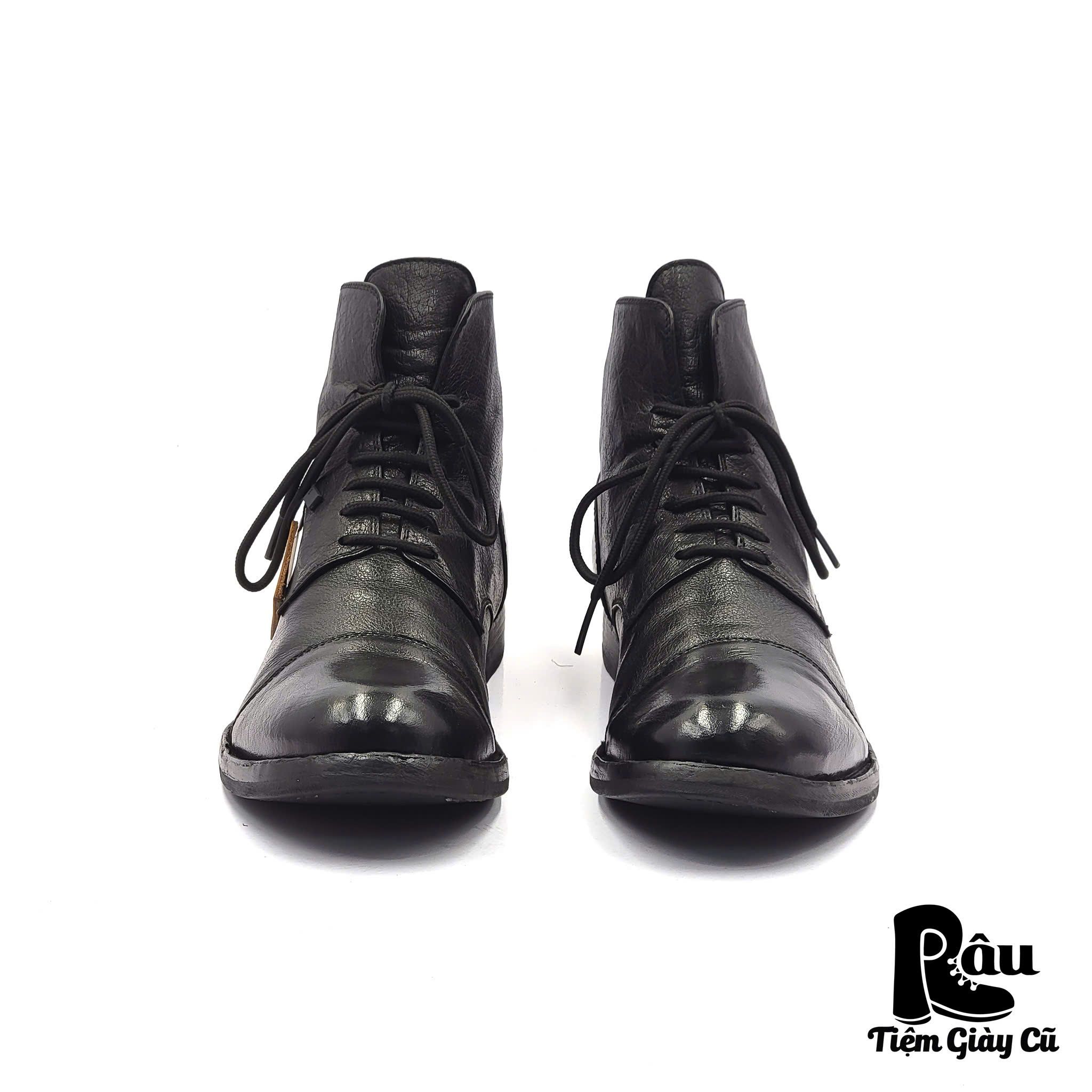|SIZE 39| OPENCLOSEDSHOES CAP TOE LACE UP BOOT Z39-6311