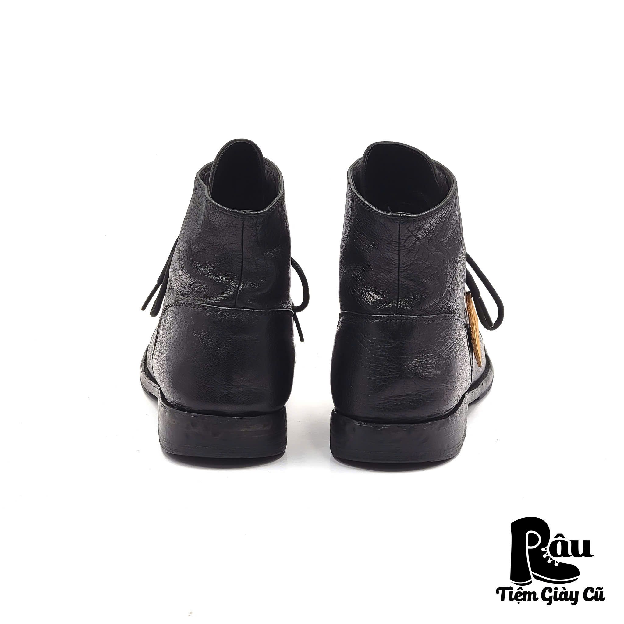 |SIZE 39| OPENCLOSEDSHOES CAP TOE LACE UP BOOT Z39-6311