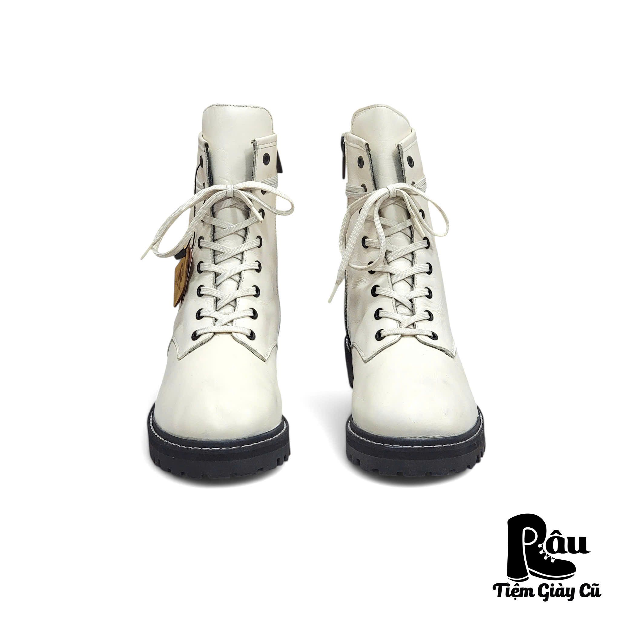 |SIZE 41| THURSDAY ECRU COMBAT BOOT Z41-6410