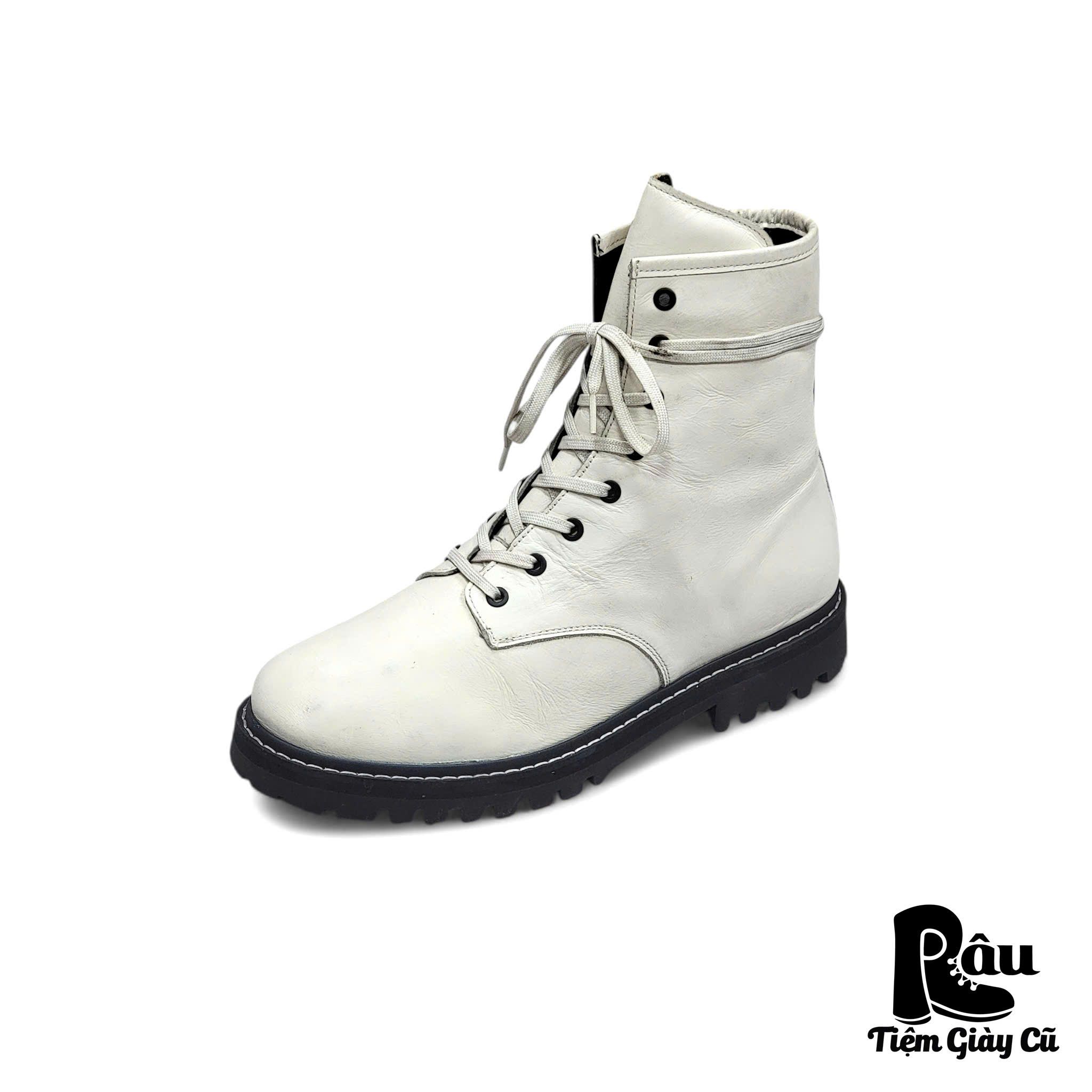 |SIZE 41| THURSDAY ECRU COMBAT BOOT Z41-6410