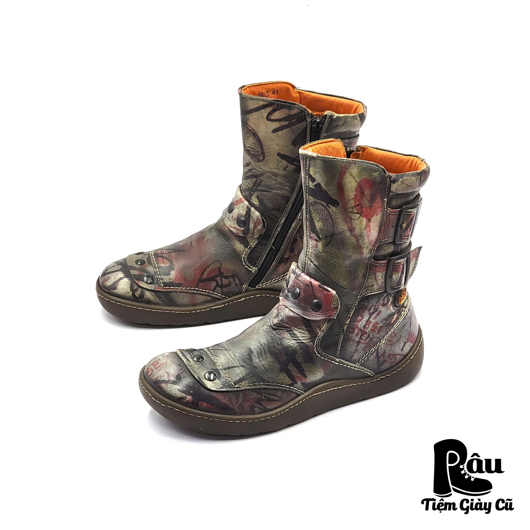 |SIZE 41| EJECT PUNK STRAPS ANKLE BOOT Z41-5055