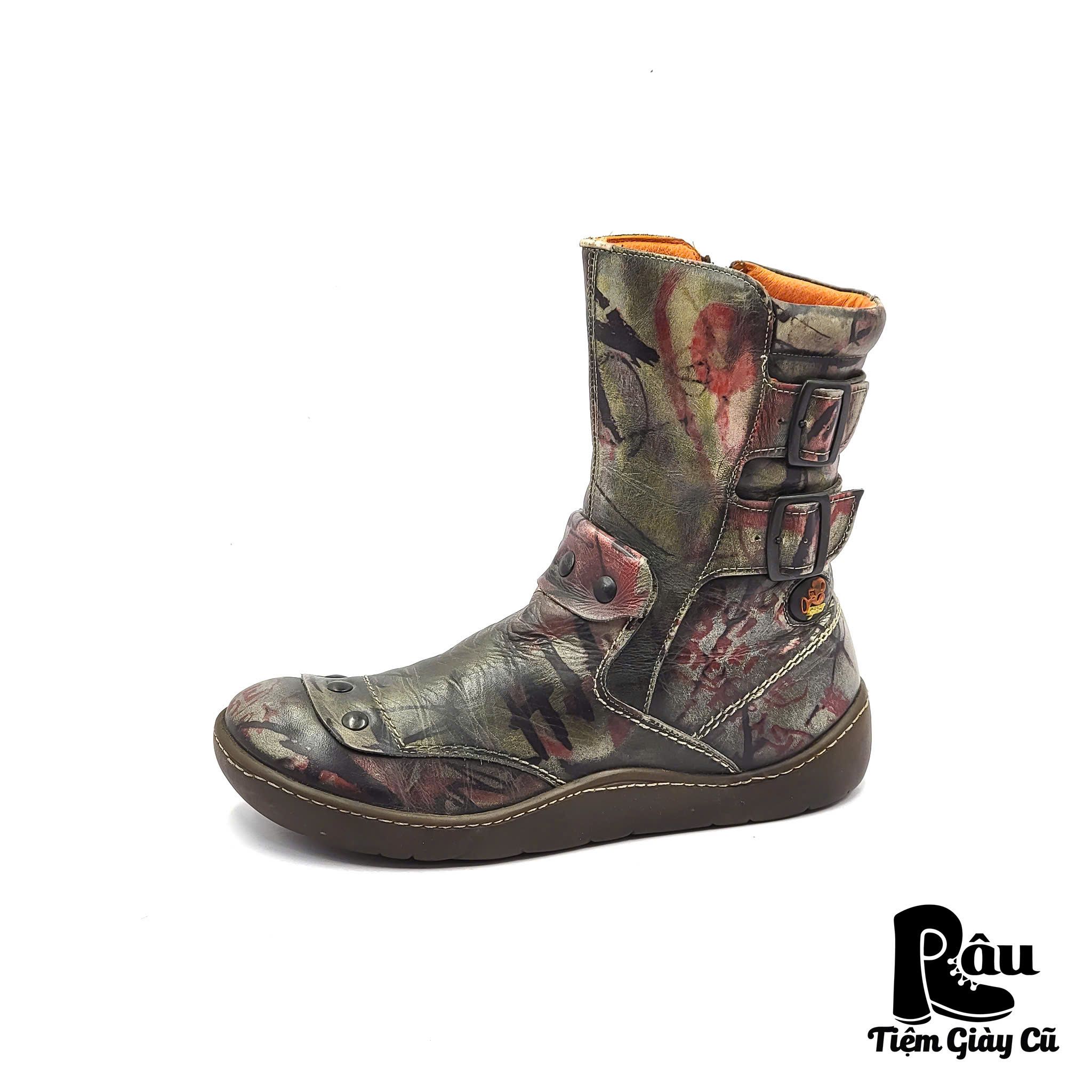 |SIZE 41| EJECT PUNK STRAPS ANKLE BOOT Z41-5055