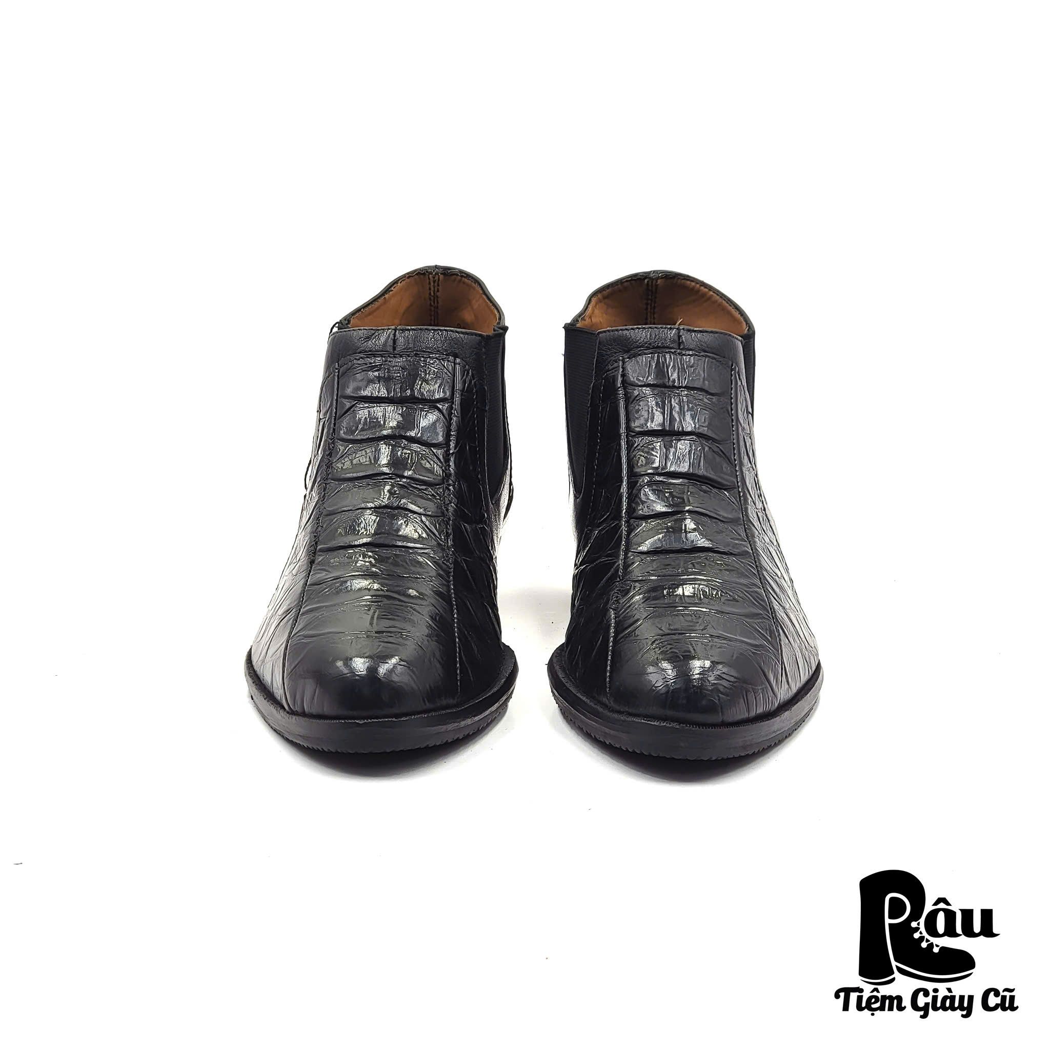 |SIZE 39| STACY ADAMS CROCODILE PRINT CHELSEA BOOT AM39-6487