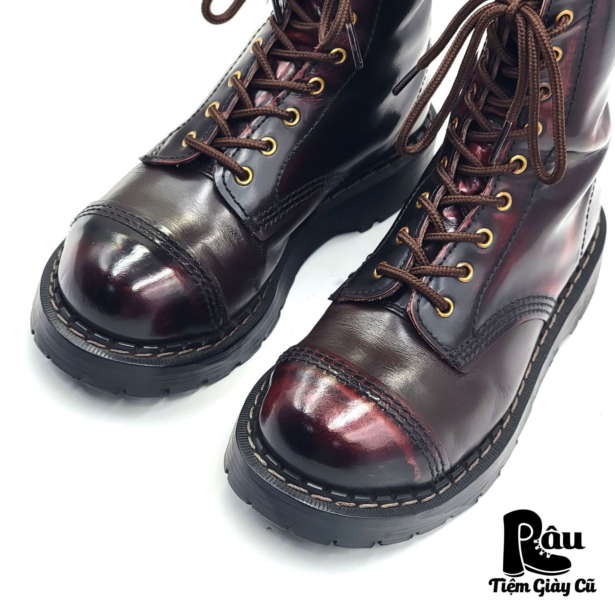 |SIZE 36| GRINDERS STAG BURGUNDY 10-EYES G300/10T RANGER BOOT Z36-6507