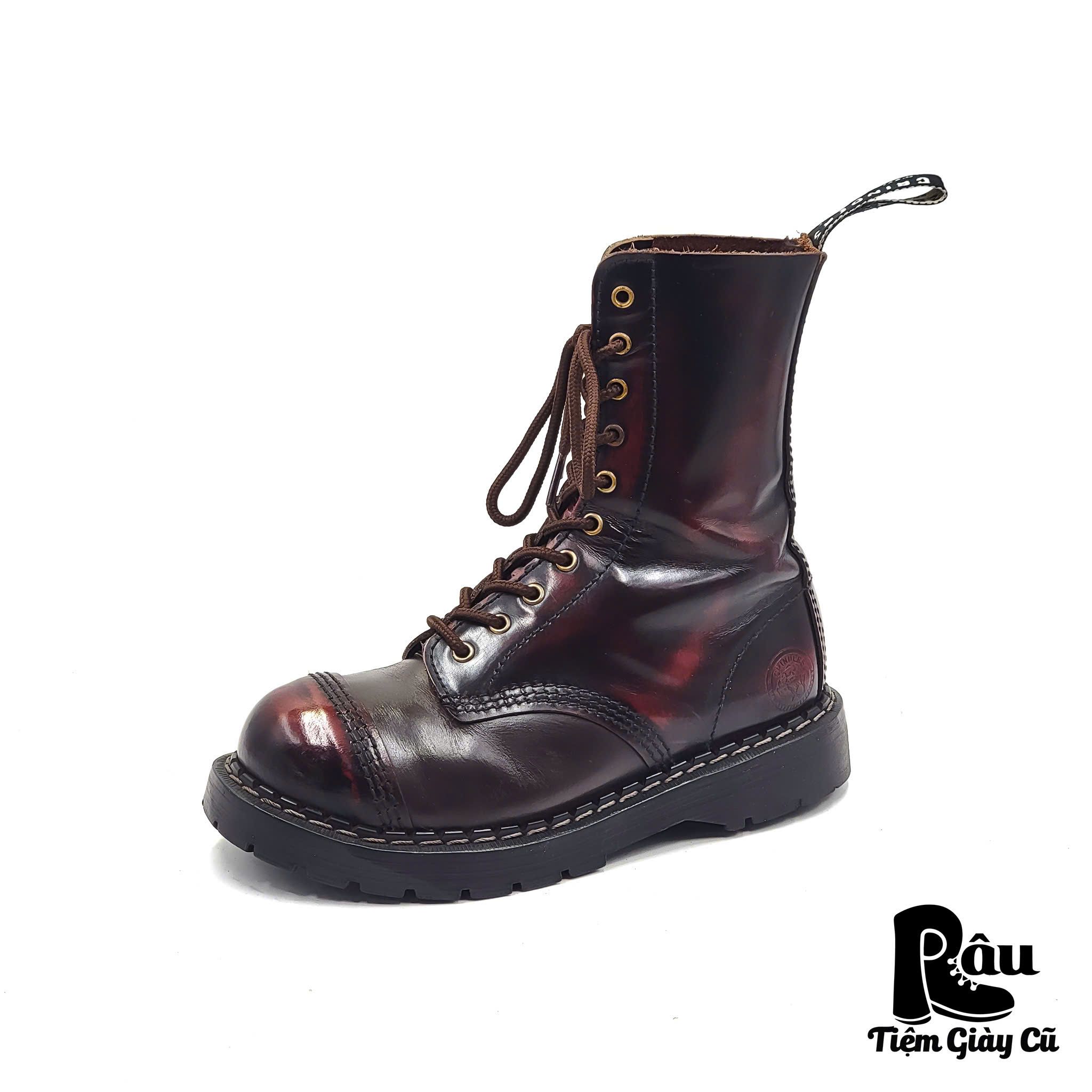 |SIZE 36| GRINDERS STAG BURGUNDY 10-EYES G300/10T RANGER BOOT Z36-6507