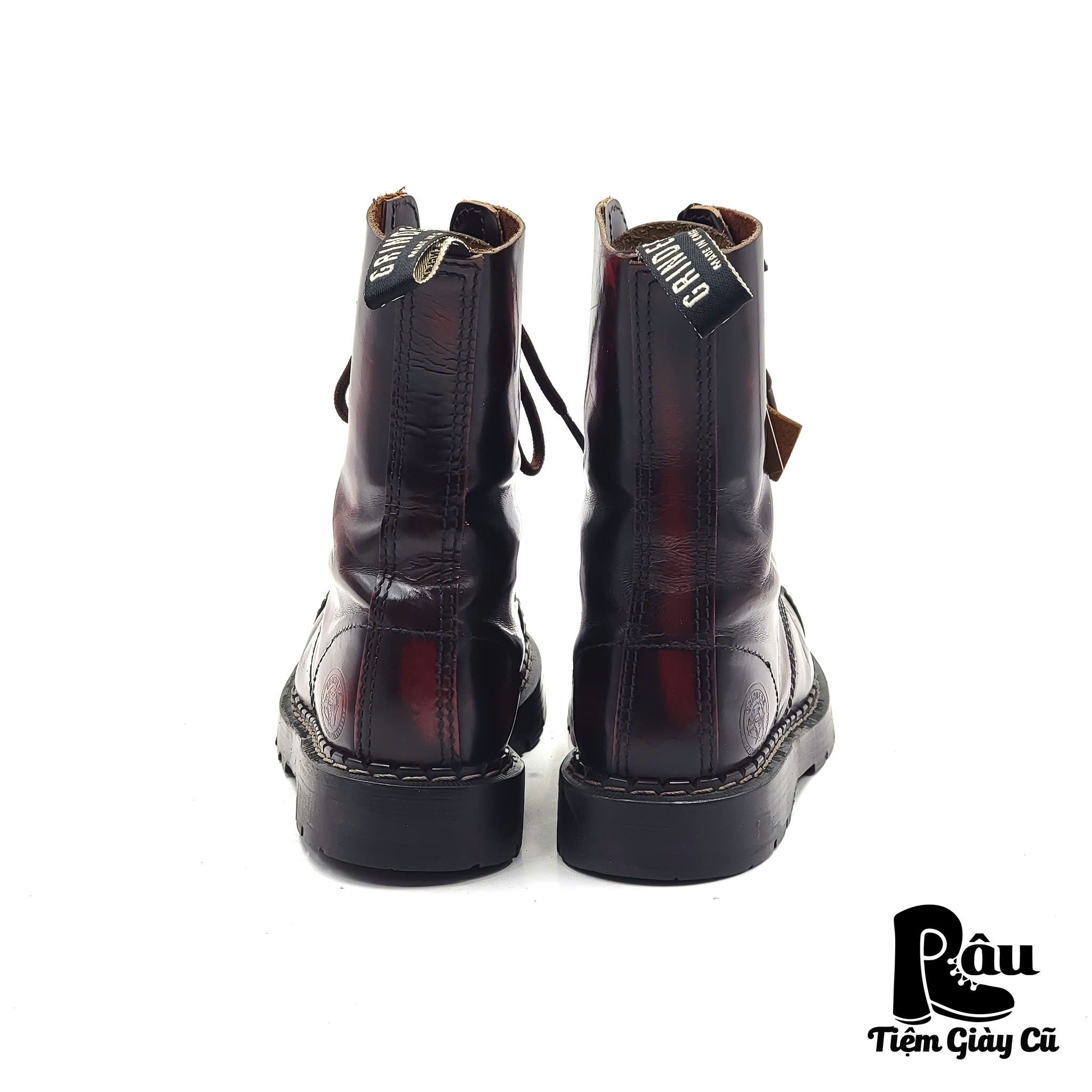 |SIZE 36| GRINDERS STAG BURGUNDY 10-EYES G300/10T RANGER BOOT Z36-6507