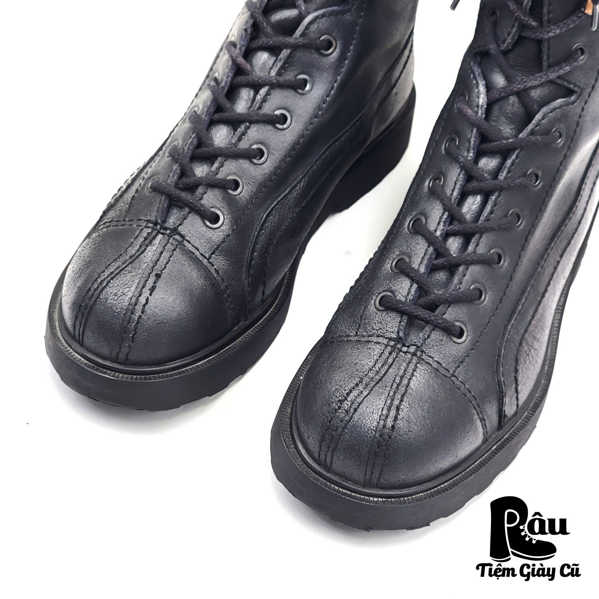 |SIZE 41| CULT USED LINE VELCRO PATCH LACE UP BOOT AN41-6394