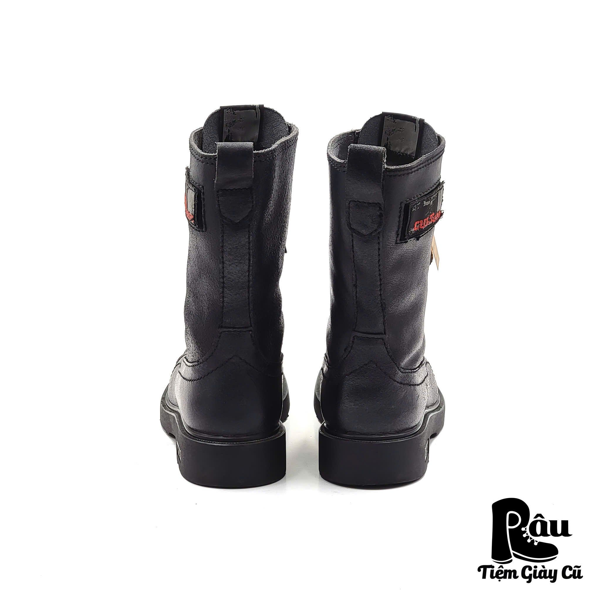 |SIZE 41| CULT USED LINE VELCRO PATCH LACE UP BOOT AN41-6394