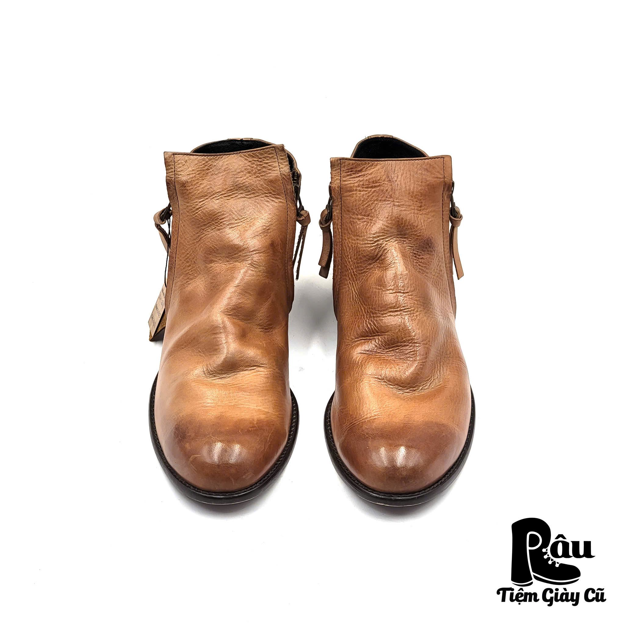 |SIZE 41| ARGIS 12112 DOUBLE SIDEZIP DRAPE BOOT Z41-6514