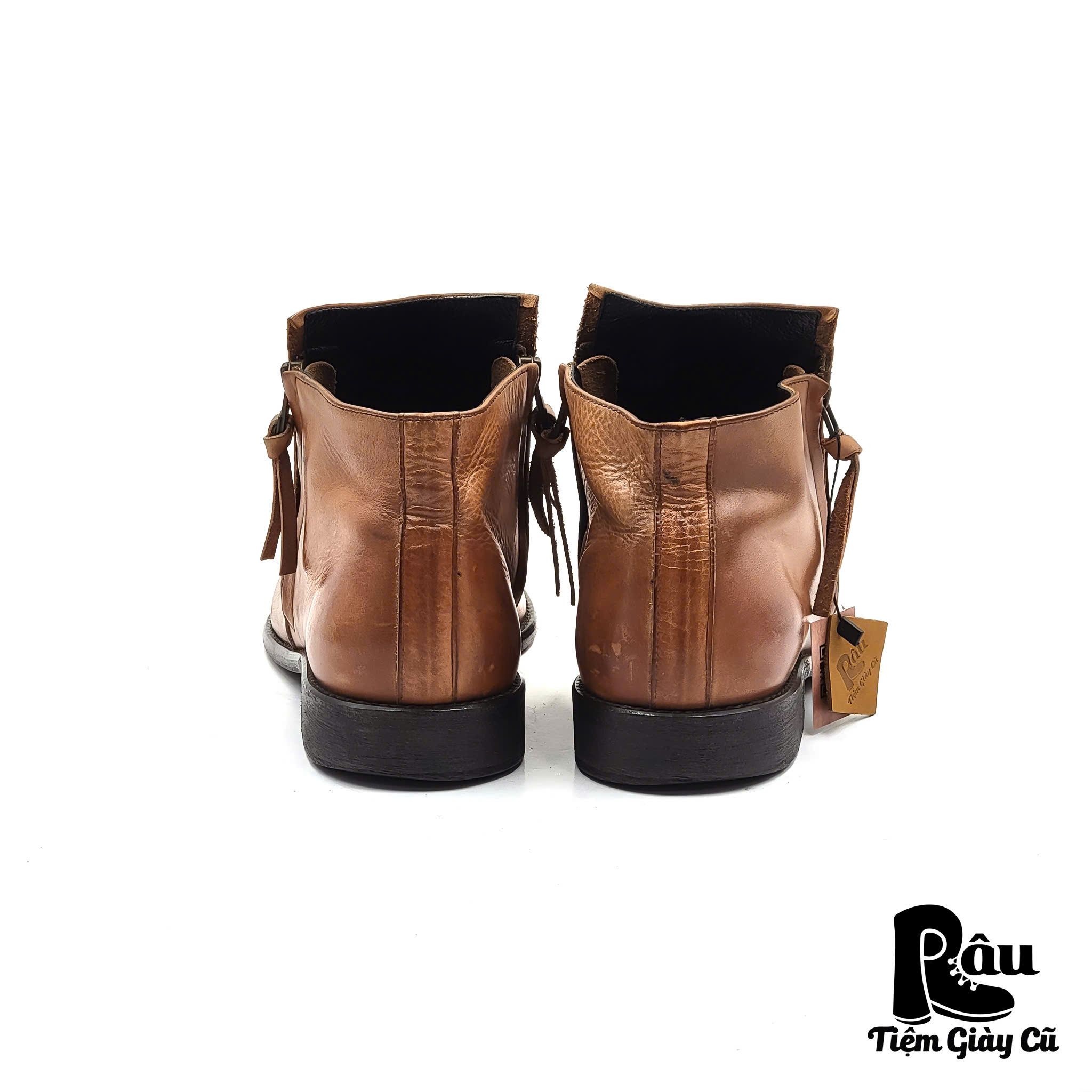 |SIZE 41| ARGIS 12112 DOUBLE SIDEZIP DRAPE BOOT Z41-6514