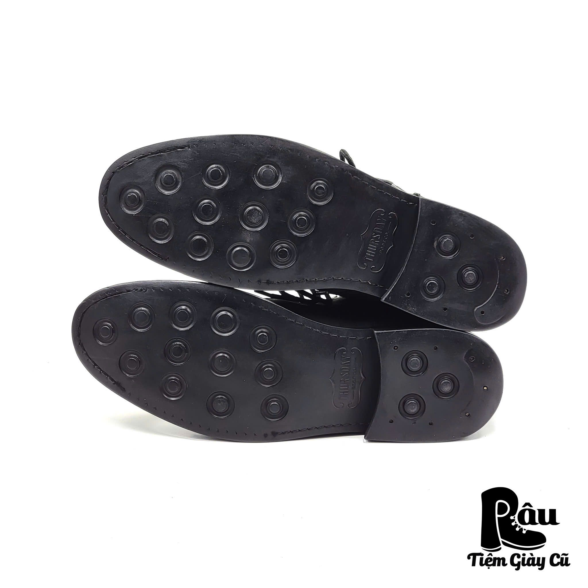 |SIZE 45| THURSDAY CAPTAIN BLACK MATTE RUGGED & RESILIENT LACE UP BOOT Z45-6530