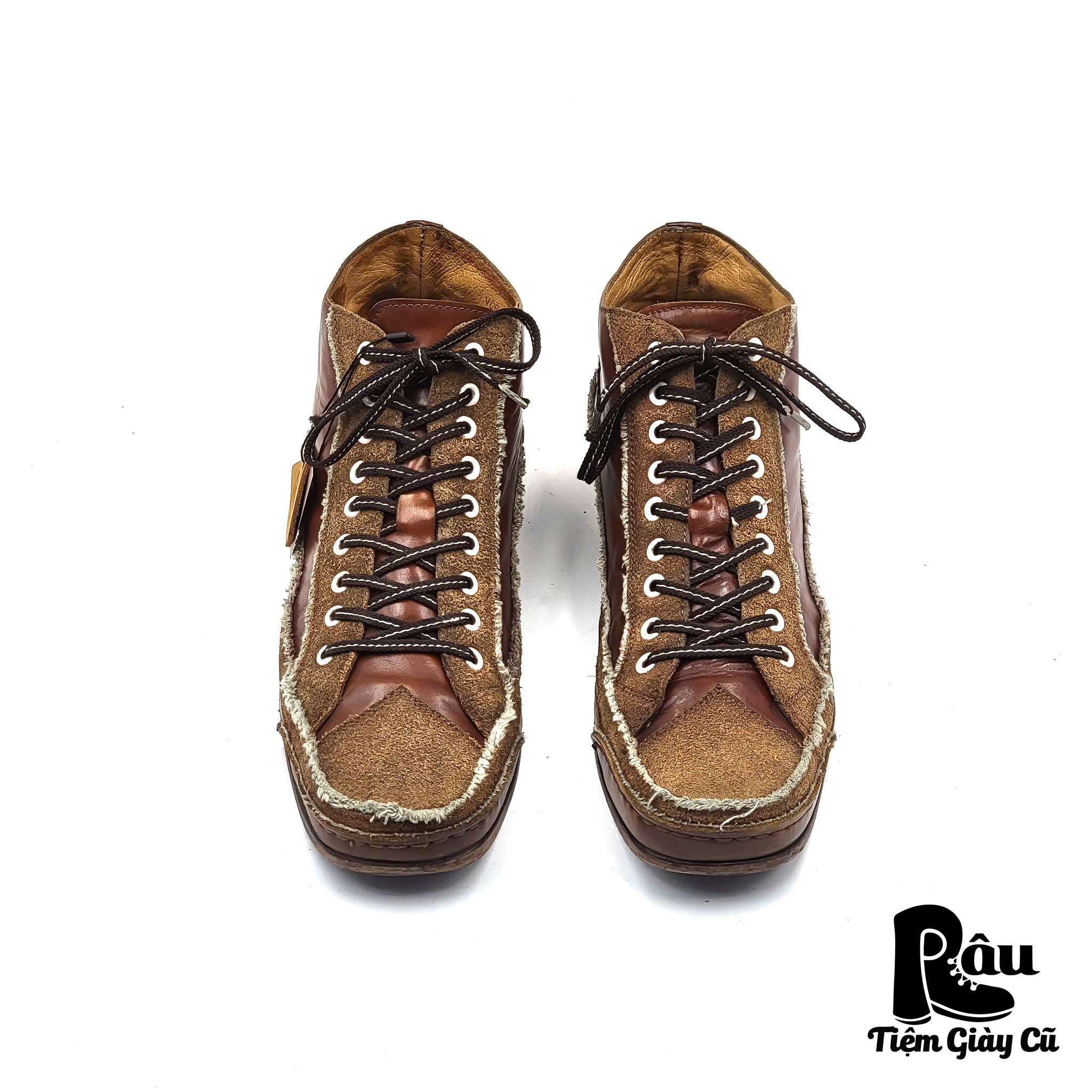|SIZE 41| ABA'CA VG61B BROWN LACE UP BOOT Z41-6536