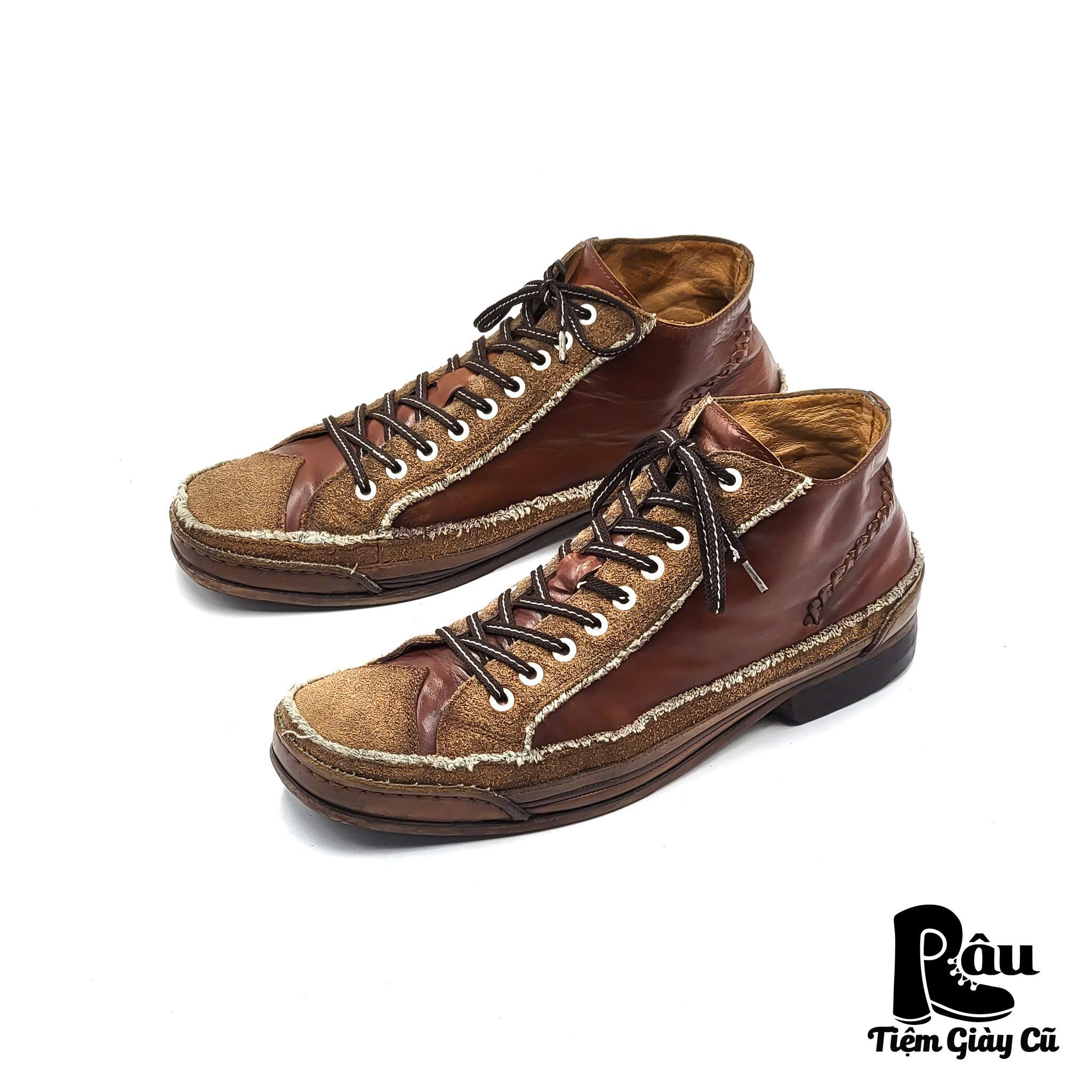 |SIZE 41| ABA'CA VG61B BROWN LACE UP BOOT Z41-6536