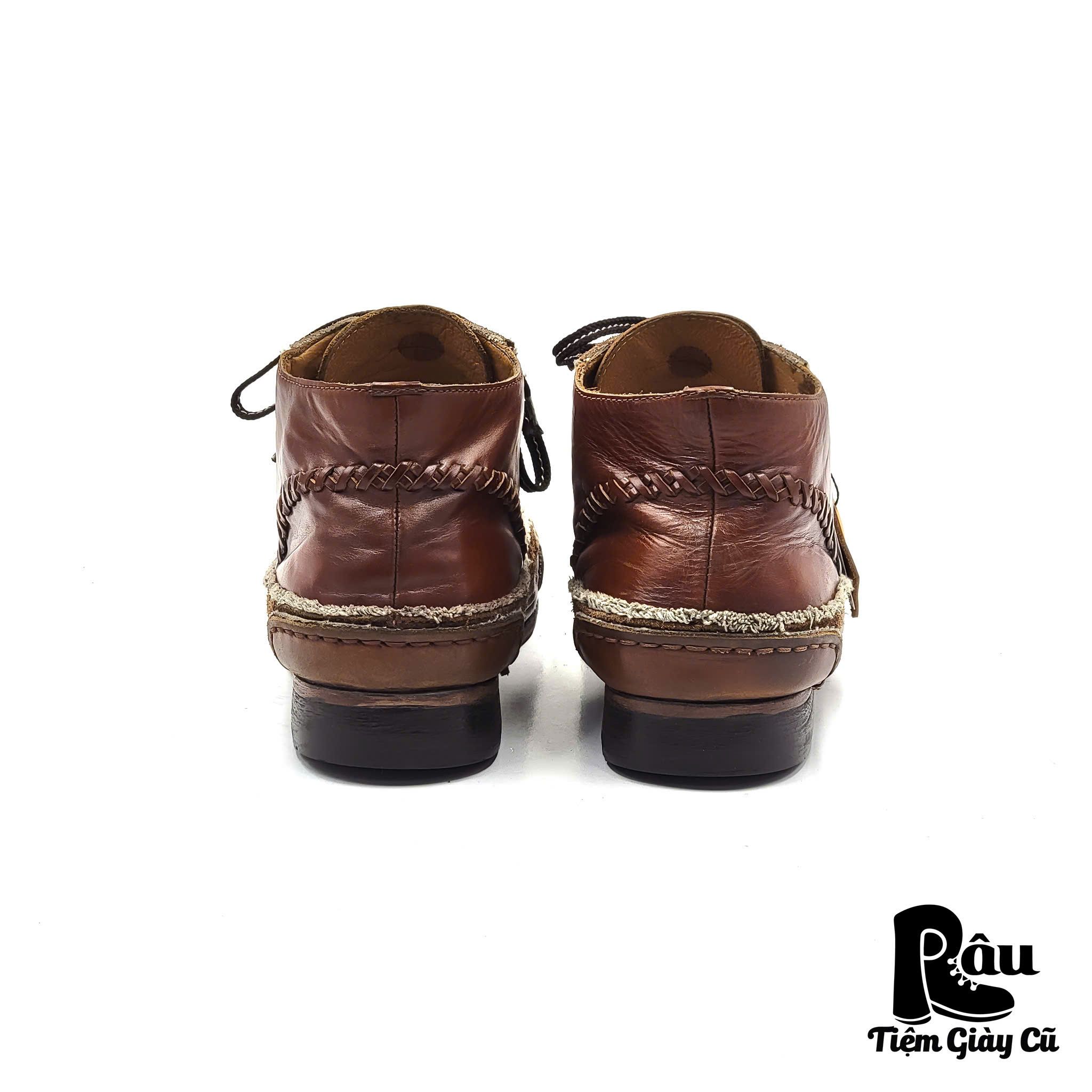|SIZE 41| ABA'CA VG61B BROWN LACE UP BOOT Z41-6536
