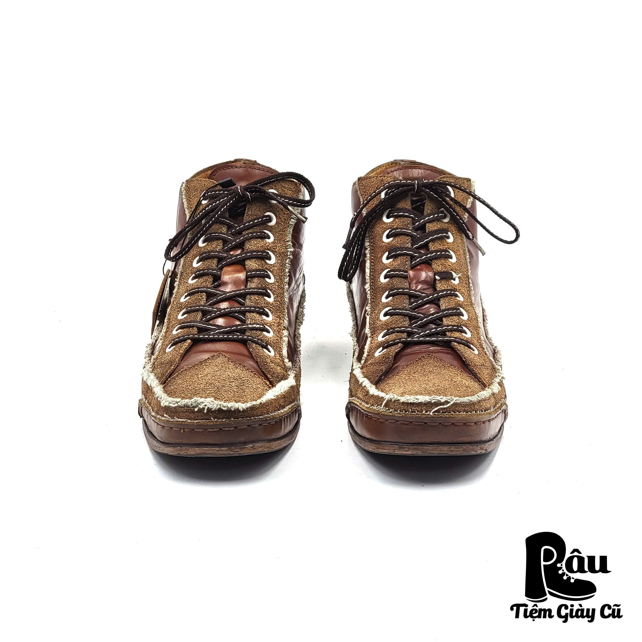 |SIZE 41| ABA'CA VG61B BROWN LACE UP BOOT Z41-6536