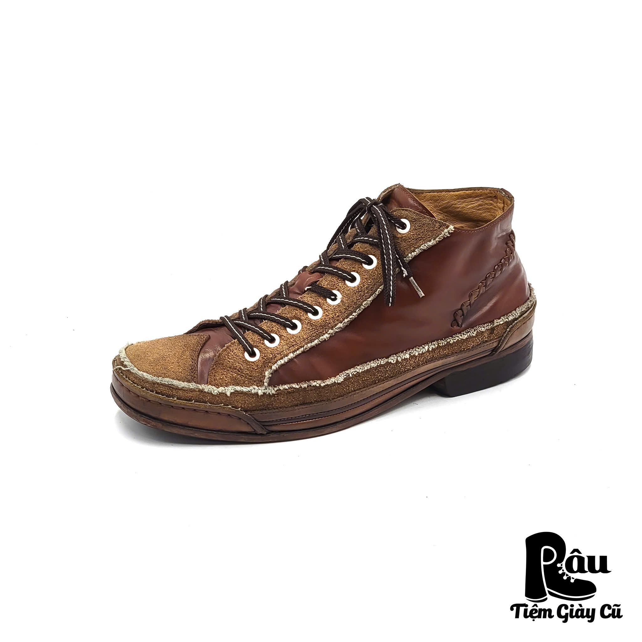 |SIZE 41| ABA'CA VG61B BROWN LACE UP BOOT Z41-6536