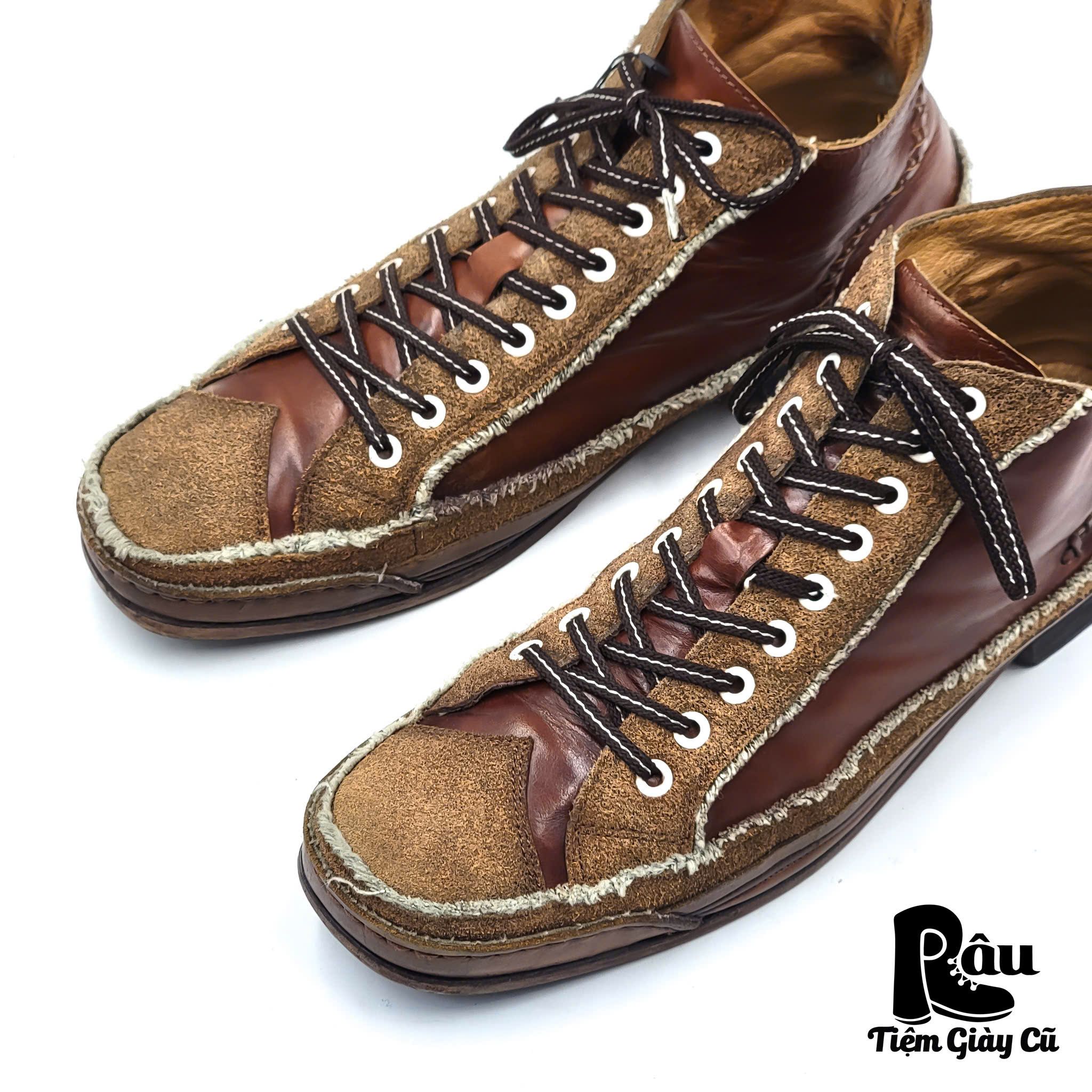 |SIZE 41| ABA'CA VG61B BROWN LACE UP BOOT Z41-6536