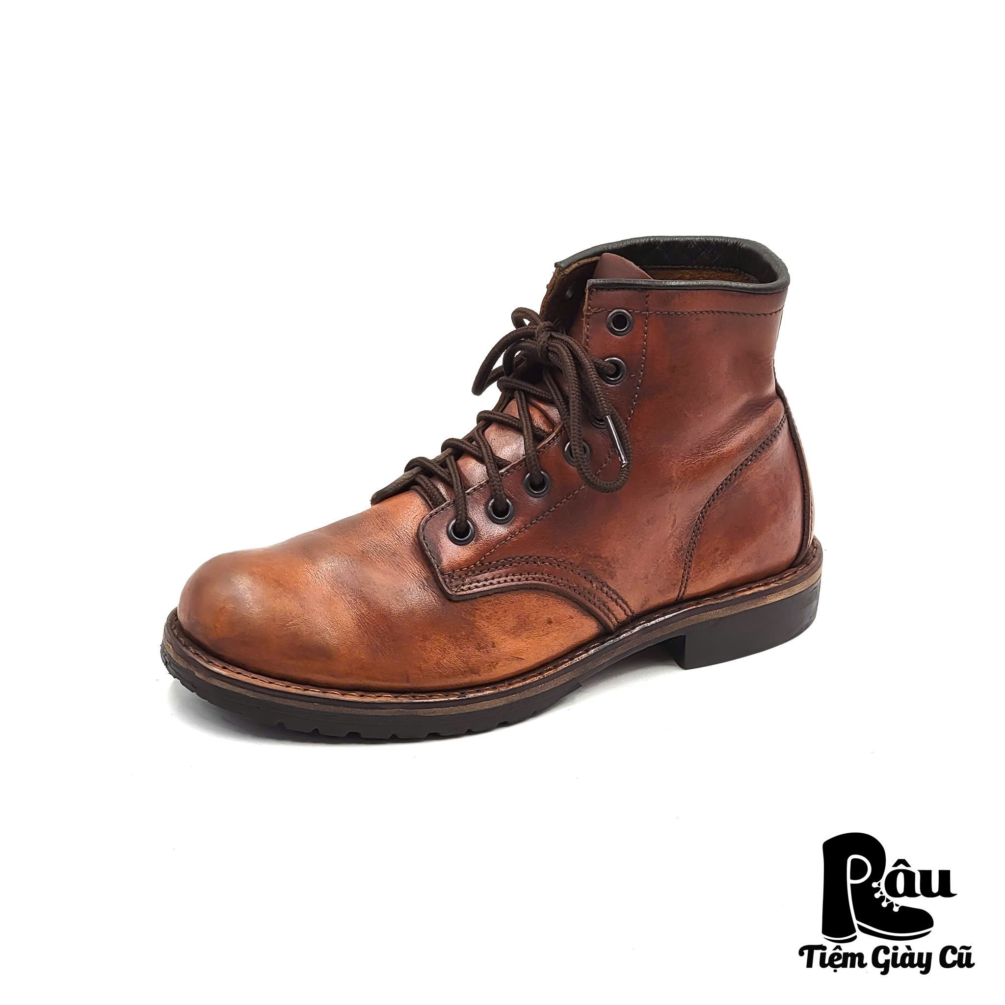 |SIZE 38.5| HAWKINS HL 40071 LACE UP BOOT Z38.5-6521