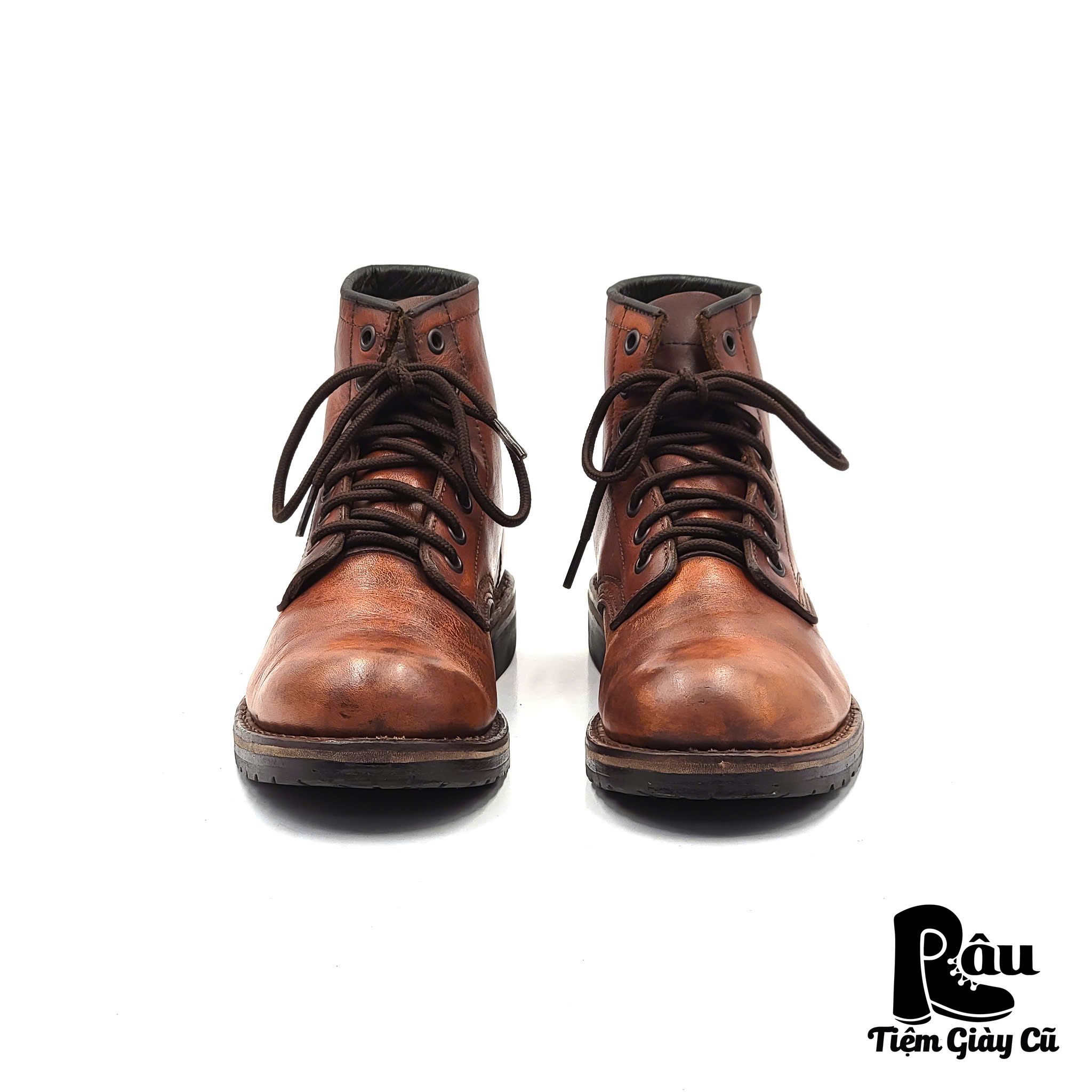 |SIZE 38.5| HAWKINS HL 40071 LACE UP BOOT Z38.5-6521