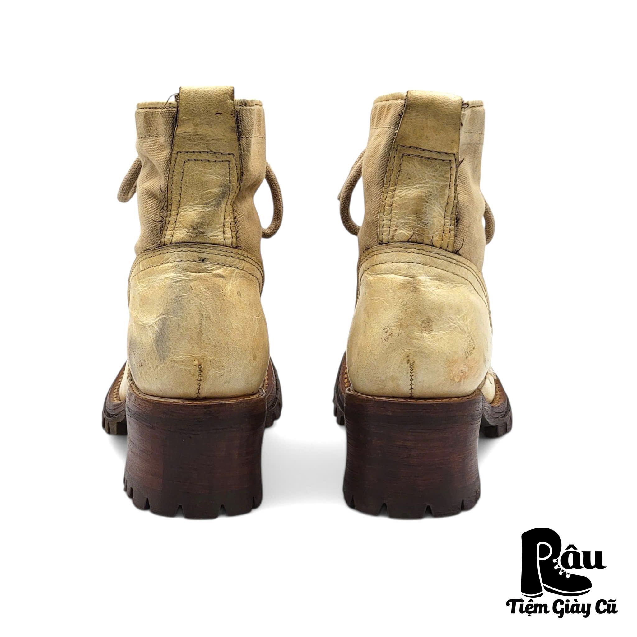 |SIZE 36| FROM TWO TONE POINTED LACE UP BOOT Z36-6583