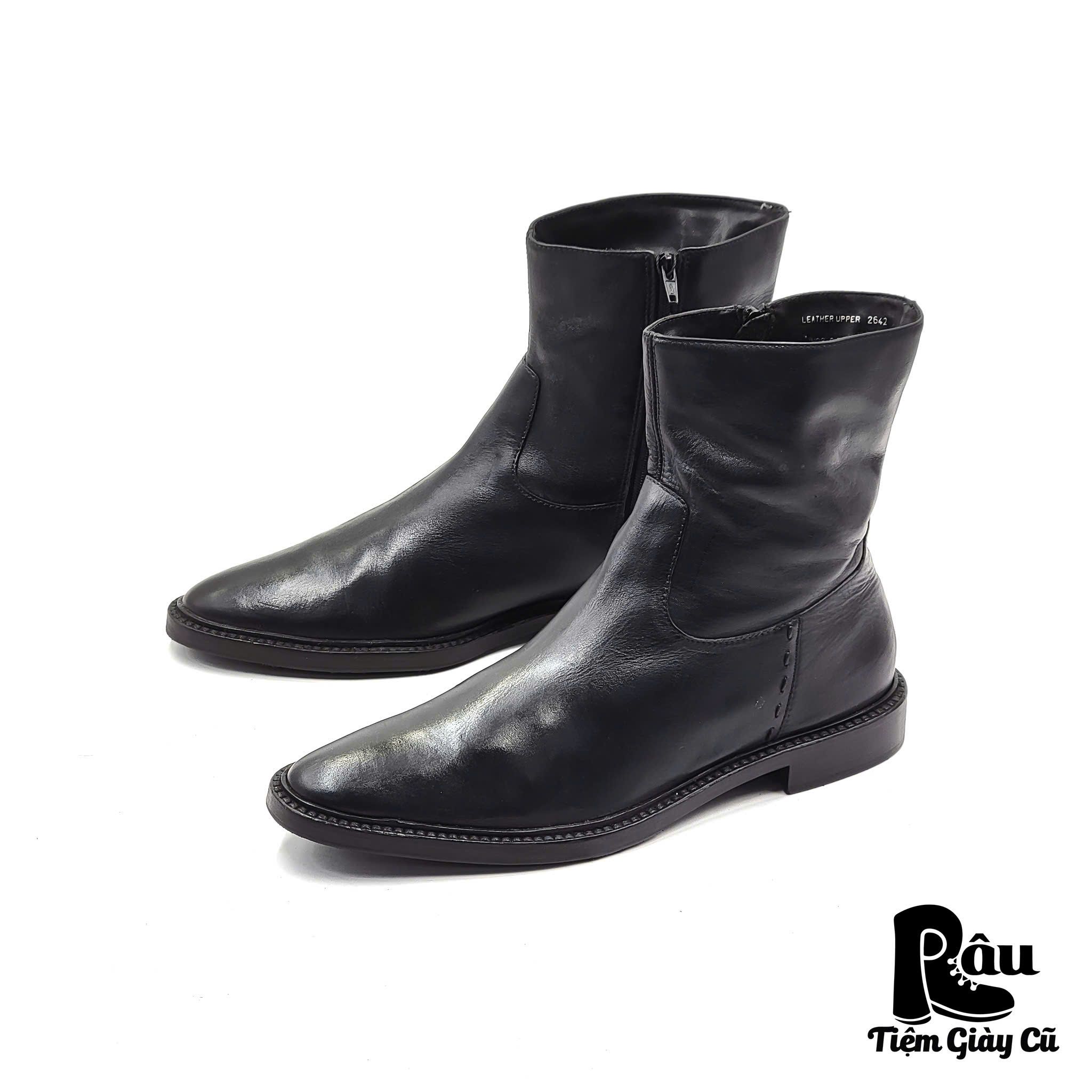 |SIZE 38| EDDIE BAUER POINTED TOE SIDE ZIP DRESS BOOT AM38-6515
