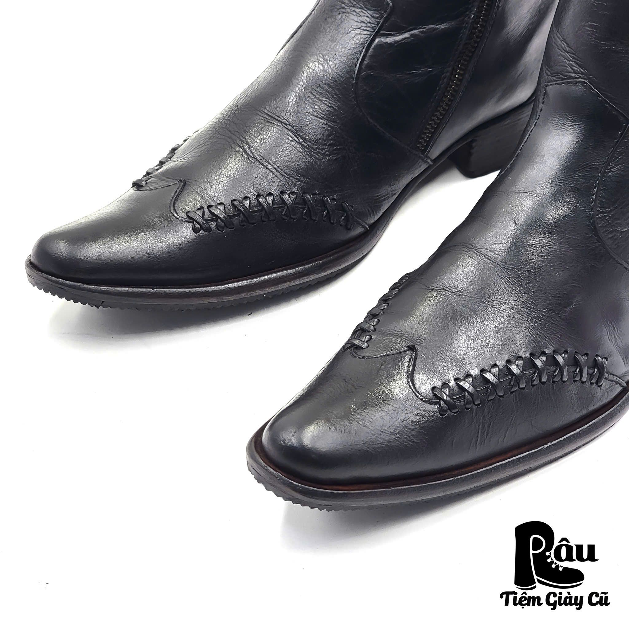 |SIZE 41| WHOOP' DE DOO DOUBLE ZIP POINTED DRESS BOOT Z41-6633