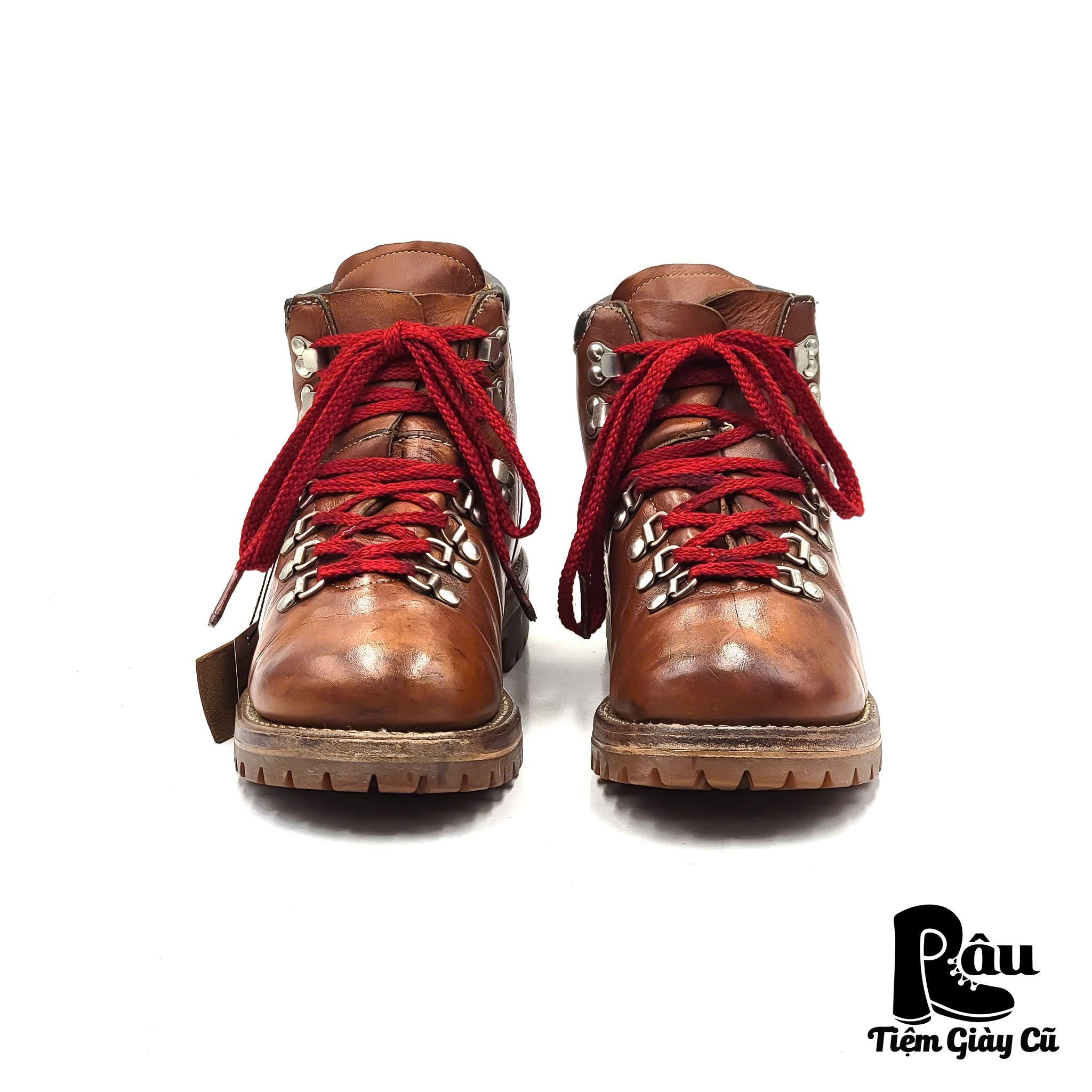 |SIZE 39| VINTAGE VIBRAM MONTAGNA BLOCK HIKING BOOT Z39-6656