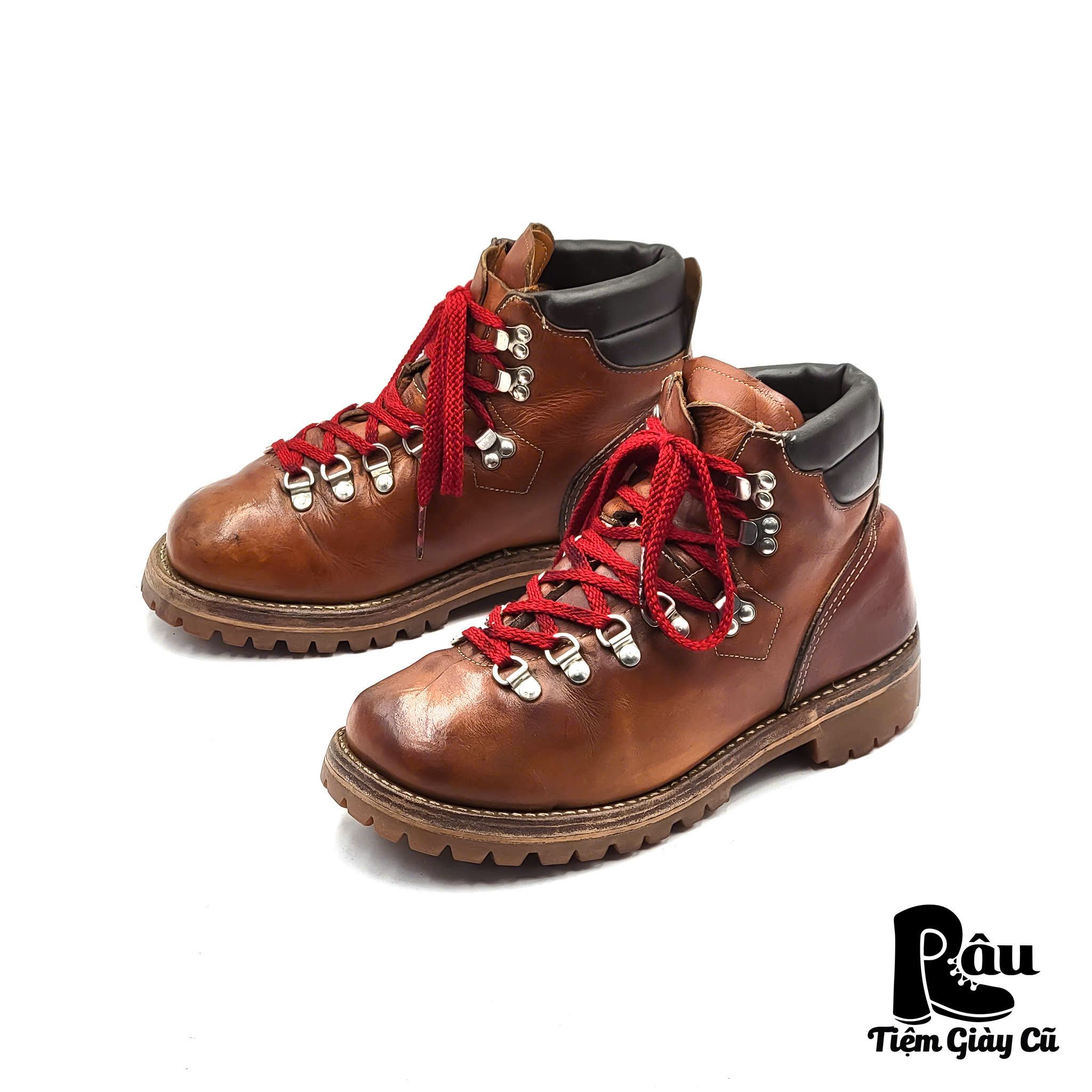 |SIZE 39| VINTAGE VIBRAM MONTAGNA BLOCK HIKING BOOT Z39-6656
