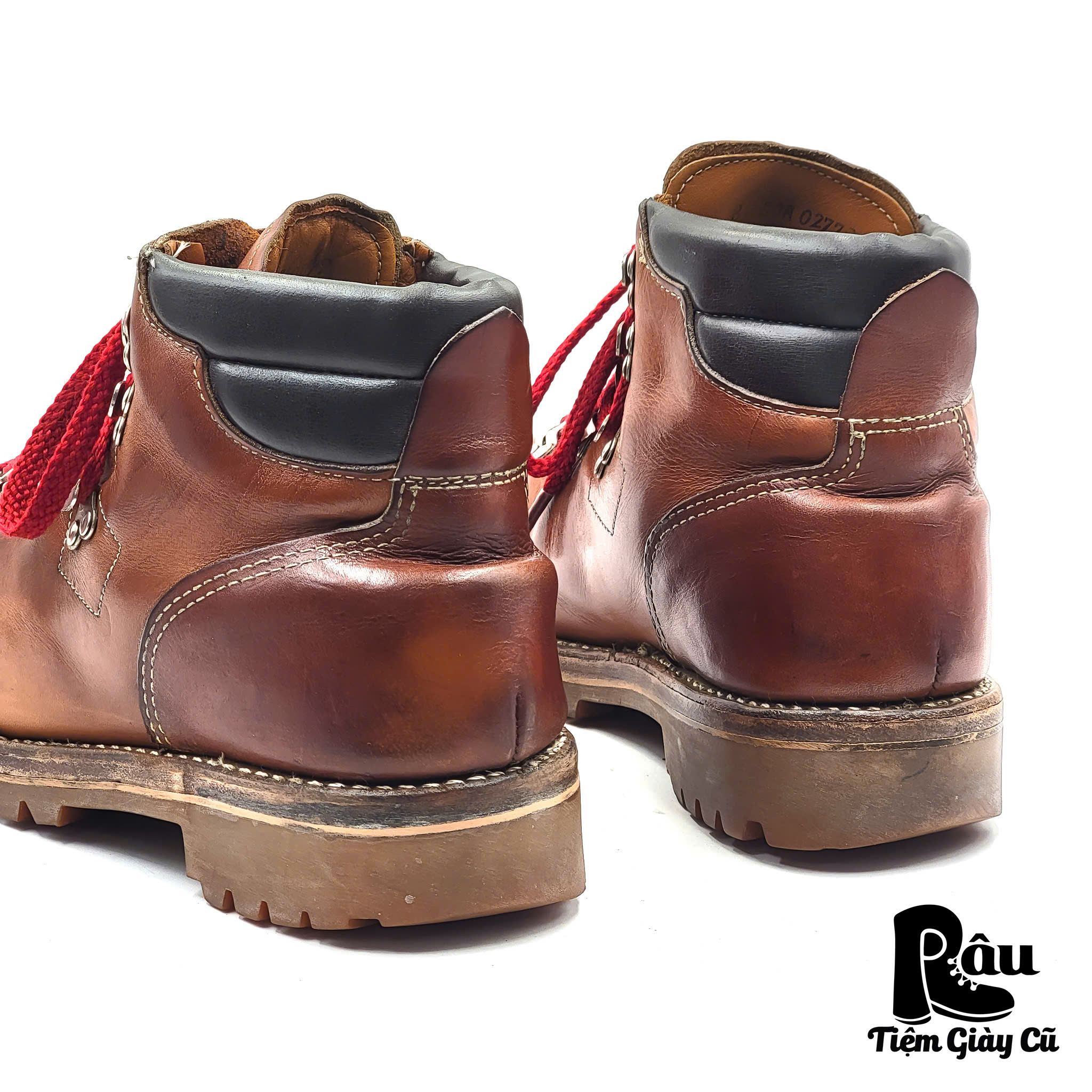 |SIZE 39| VINTAGE VIBRAM MONTAGNA BLOCK HIKING BOOT Z39-6656