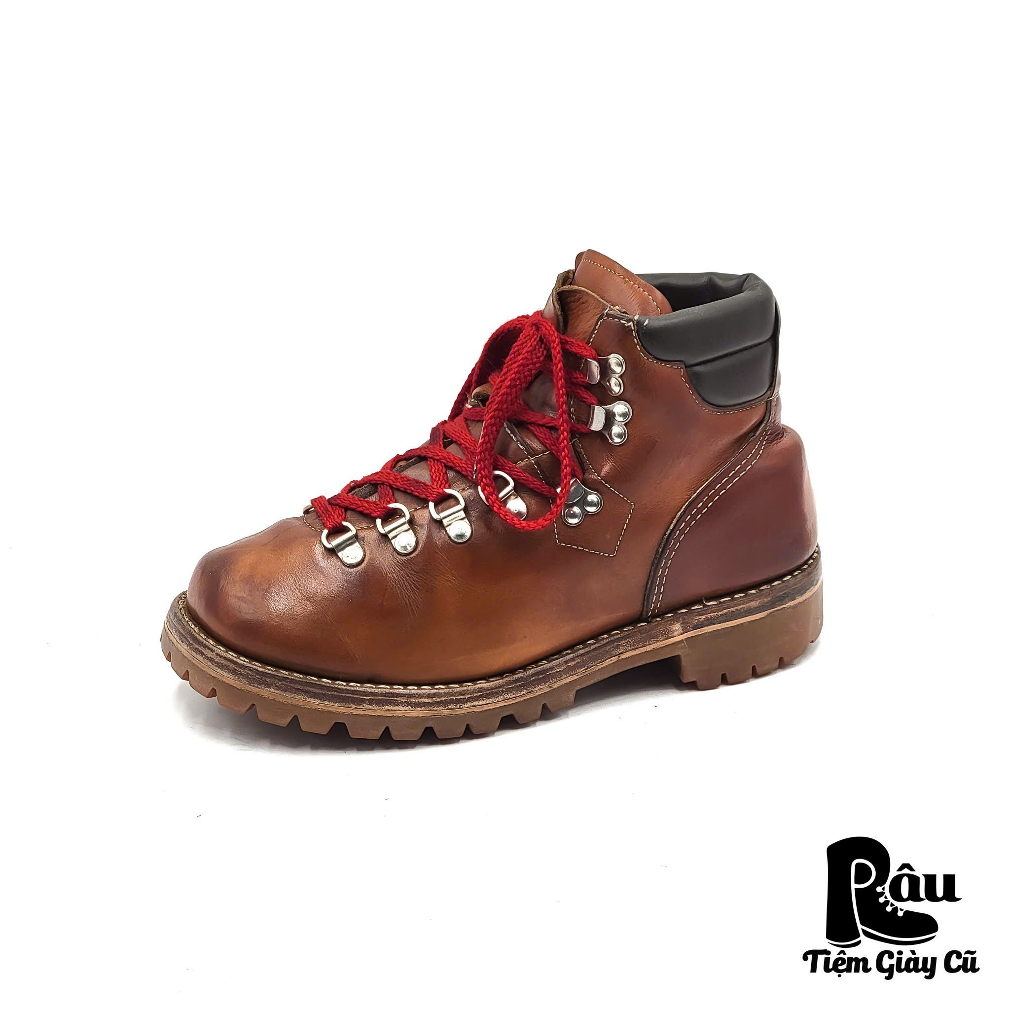 |SIZE 39| VINTAGE VIBRAM MONTAGNA BLOCK HIKING BOOT Z39-6656