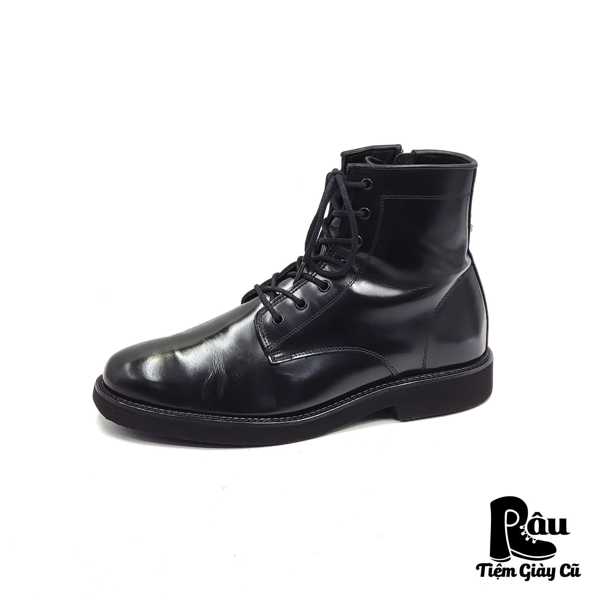 |SIZE 43| HAWKINS HL90088 LACE UP BOOT W ZIP Z43-6657