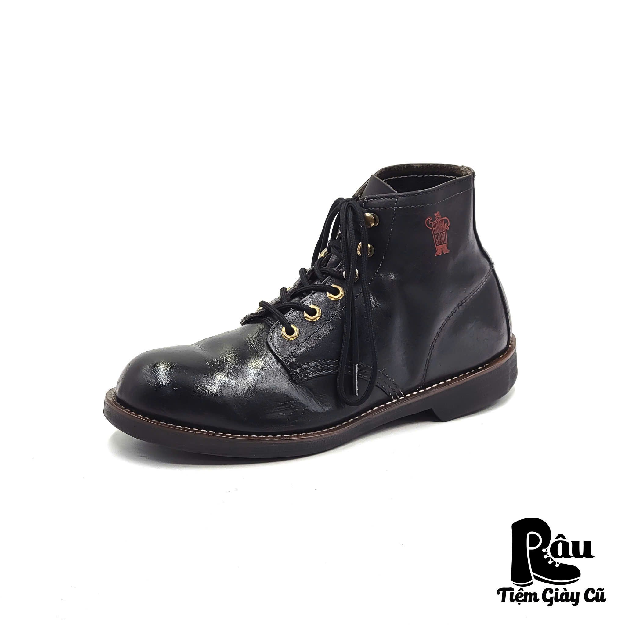 |SIZE 37.5| GIORGIA GIANT VINTAGE 80S STEEL TOE WORK BOOT Z37.5-6662